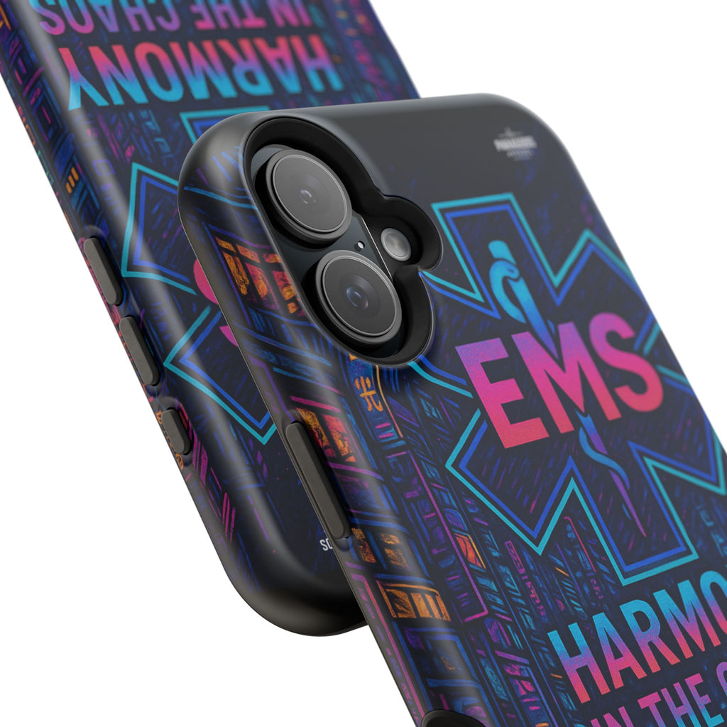 EMS Harmony in the Chaos Impact-Resistant Phone Case, Emergency Services Gift, Durable Phone Cover, Medic Accessories, EMT Merchandise
