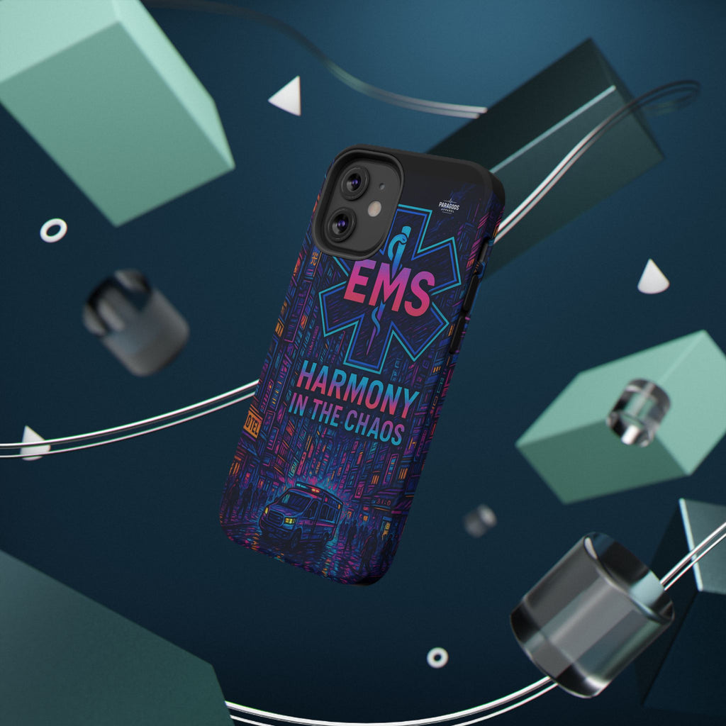 EMS Harmony in the Chaos Impact-Resistant Phone Case, Emergency Services Gift, Durable Phone Cover, Medic Accessories, EMT Merchandise