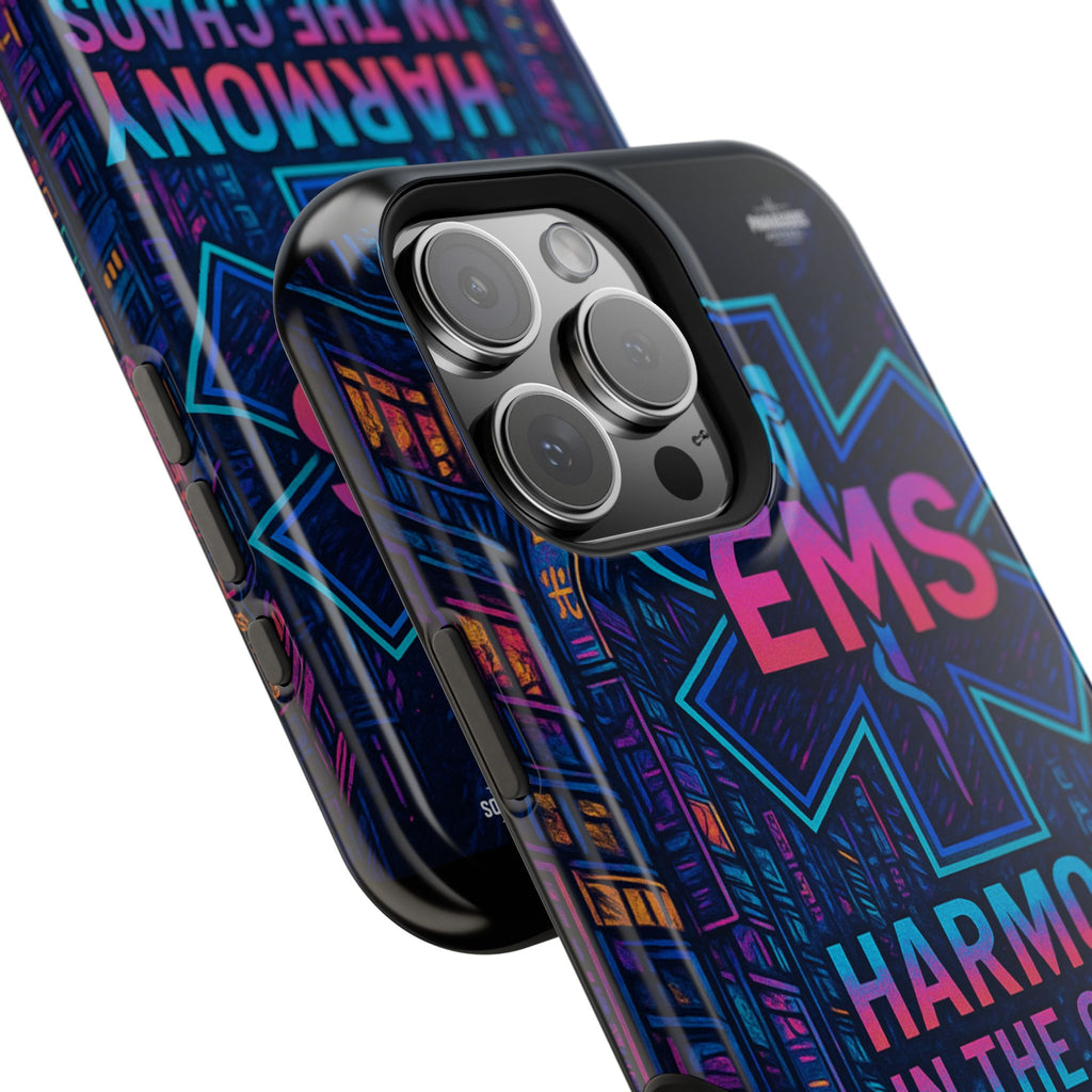EMS Harmony in the Chaos Impact-Resistant Phone Case, Emergency Services Gift, Durable Phone Cover, Medic Accessories, EMT Merchandise