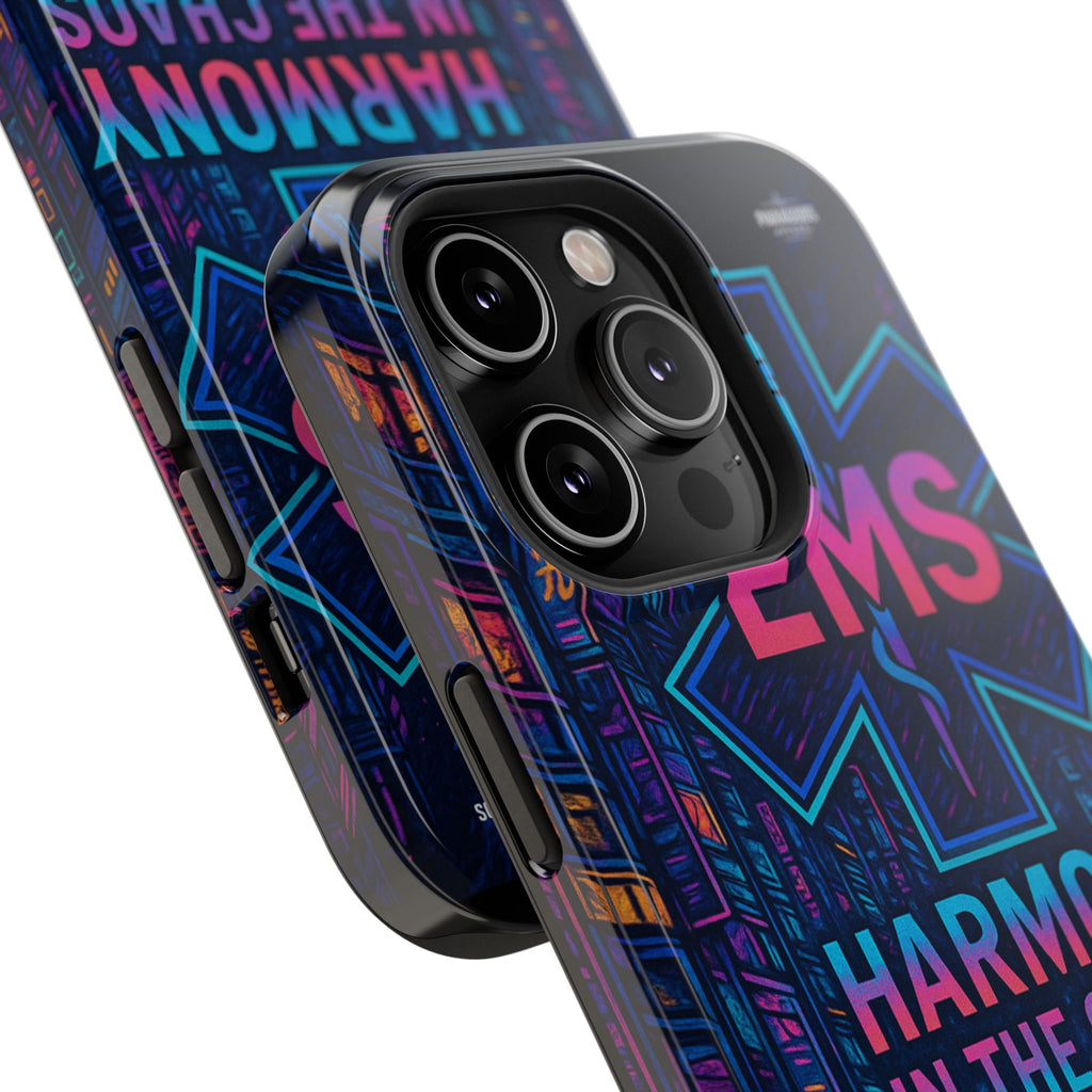 EMS Harmony in the Chaos Impact-Resistant Phone Case, Emergency Services Gift, Durable Phone Cover, Medic Accessories, EMT Merchandise