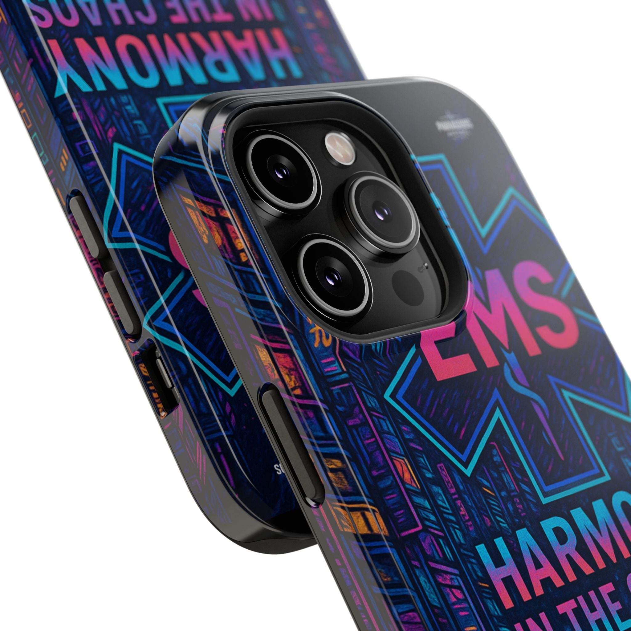 EMS Harmony in the Chaos Impact-Resistant Phone Case, Emergency Services Gift, Durable Phone Cover, Medic Accessories, EMT Merchandise