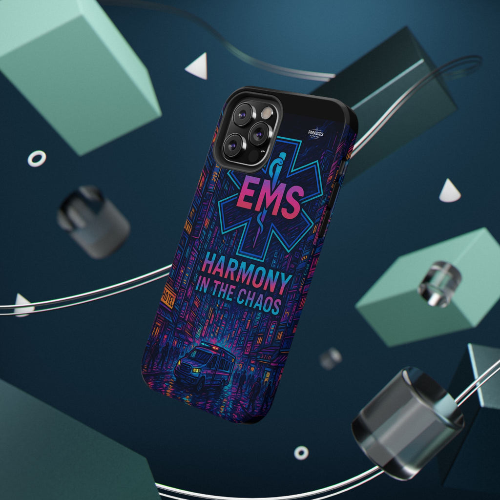 EMS Harmony in the Chaos Impact-Resistant Phone Case, Emergency Services Gift, Durable Phone Cover, Medic Accessories, EMT Merchandise