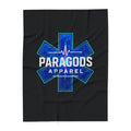 Paragods Apparel Arctic Fleece Blanket | Cozy Gift for First Responders, EMS Enthusiasts, Medical Workers, Home Decor, Unique Present