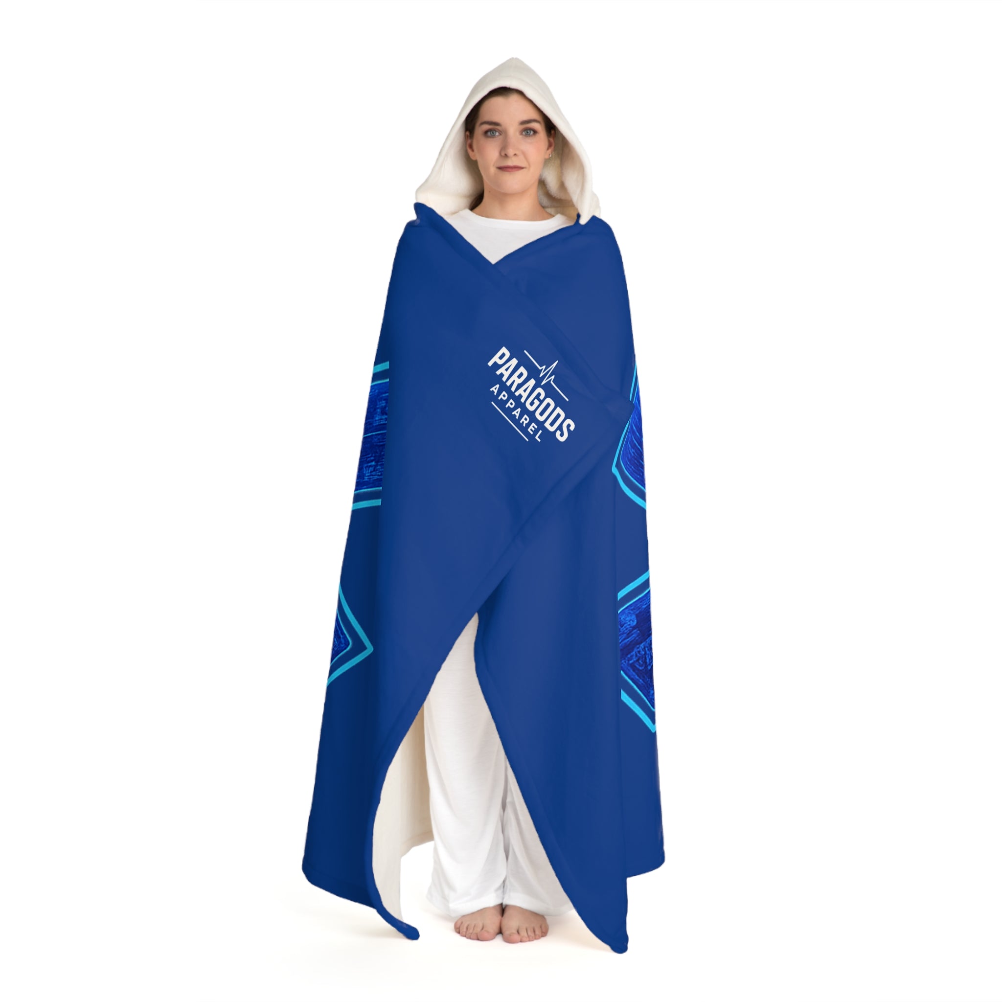 Paragods Ambulance Cozy Sherpa Fleece Blanket Hoodie