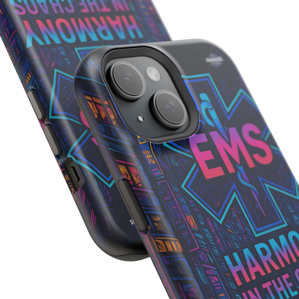 EMS Harmony in the Chaos Impact-Resistant Phone Case, Emergency Services Gift, Durable Phone Cover, Medic Accessories, EMT Merchandise