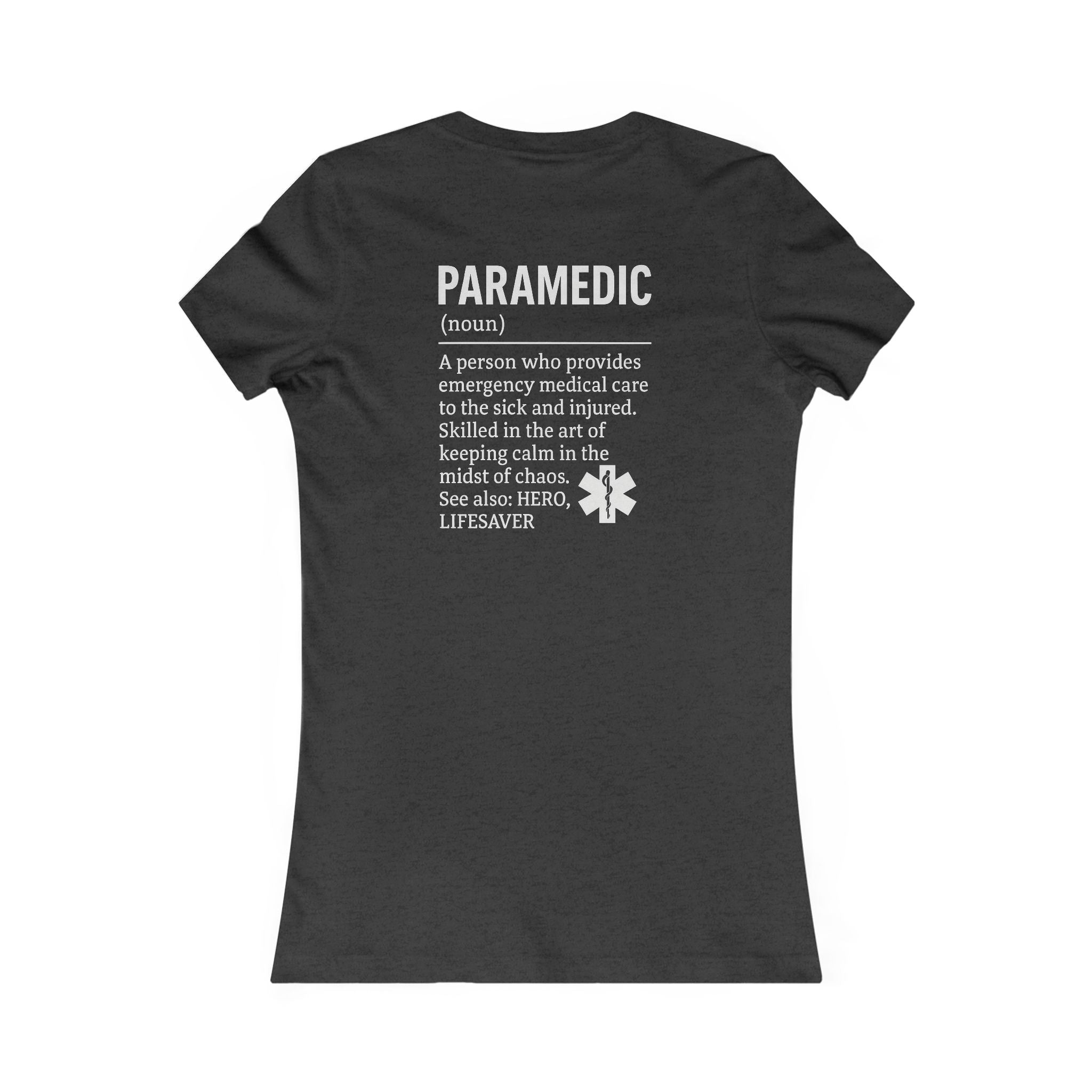 Womens Ems Paramedic Tee - Quirky Humor Shirt for Creatives, DIY Enthusiasts, Gift for Crafters, Fun Graphic T-Shirt