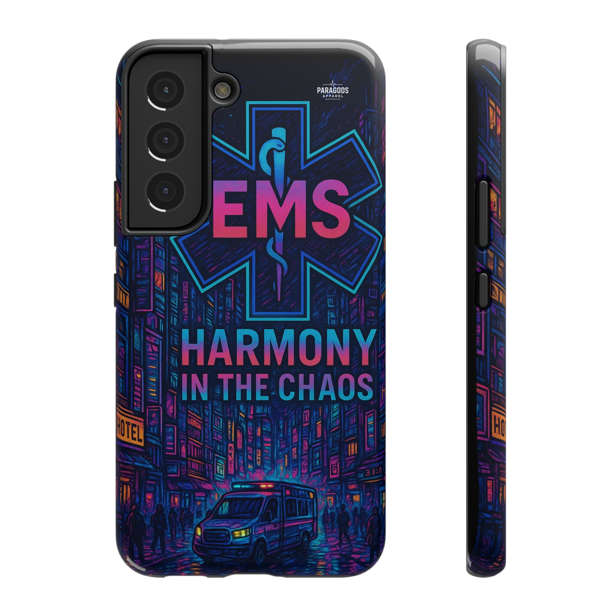 EMS Harmony in the Chaos Impact-Resistant Phone Case, Emergency Services Gift, Durable Phone Cover, Medic Accessories, EMT Merchandise