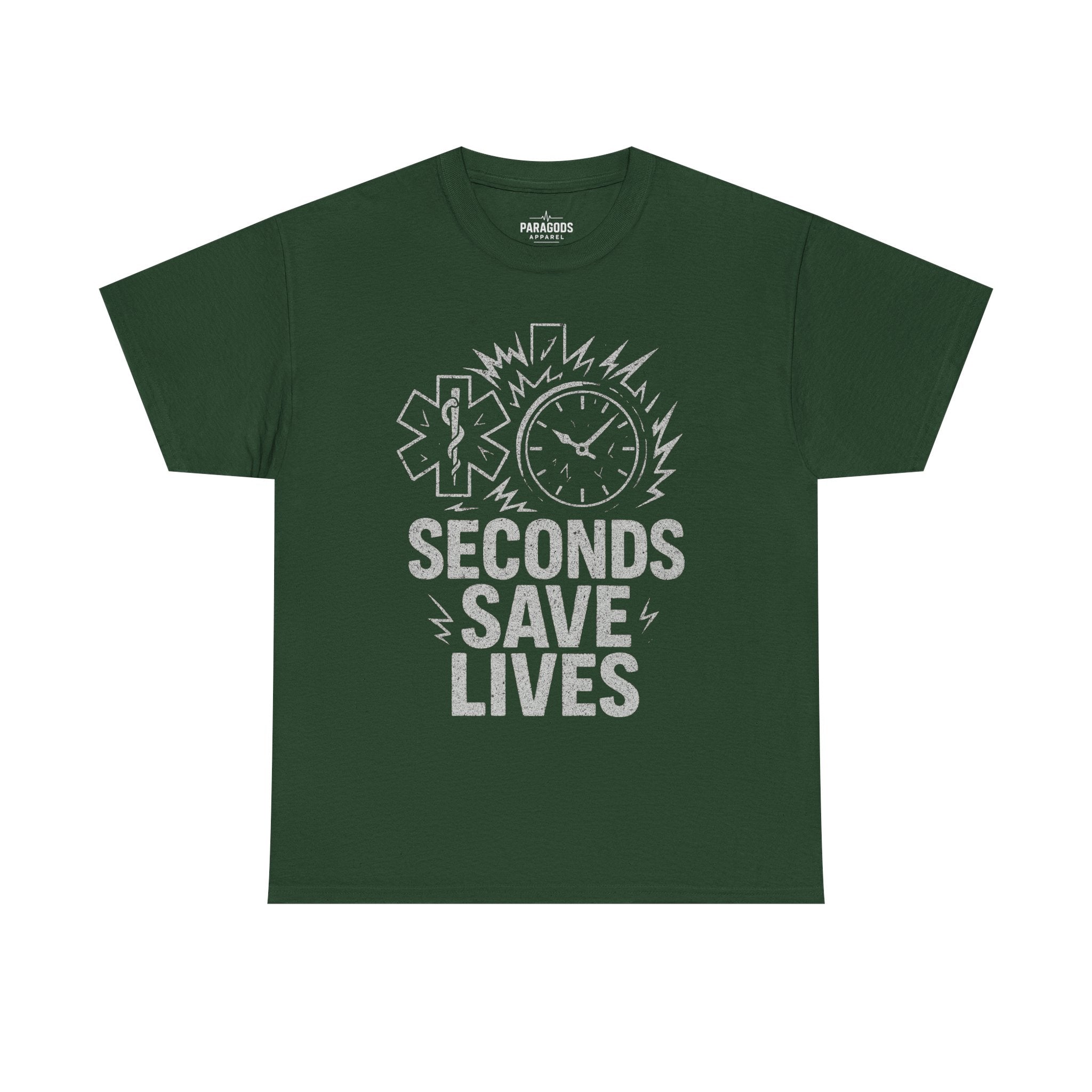Unisex Tee EMS Shirt Seconds Save Lives