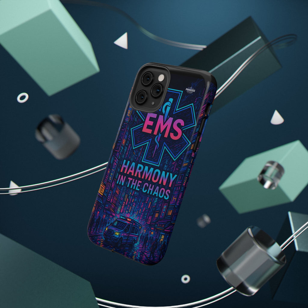 EMS Harmony in the Chaos Impact-Resistant Phone Case, Emergency Services Gift, Durable Phone Cover, Medic Accessories, EMT Merchandise