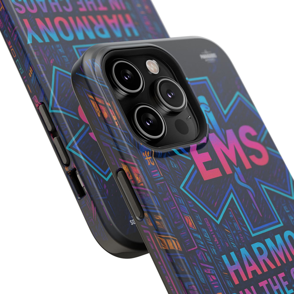 EMS Harmony in the Chaos Impact-Resistant Phone Case, Emergency Services Gift, Durable Phone Cover, Medic Accessories, EMT Merchandise