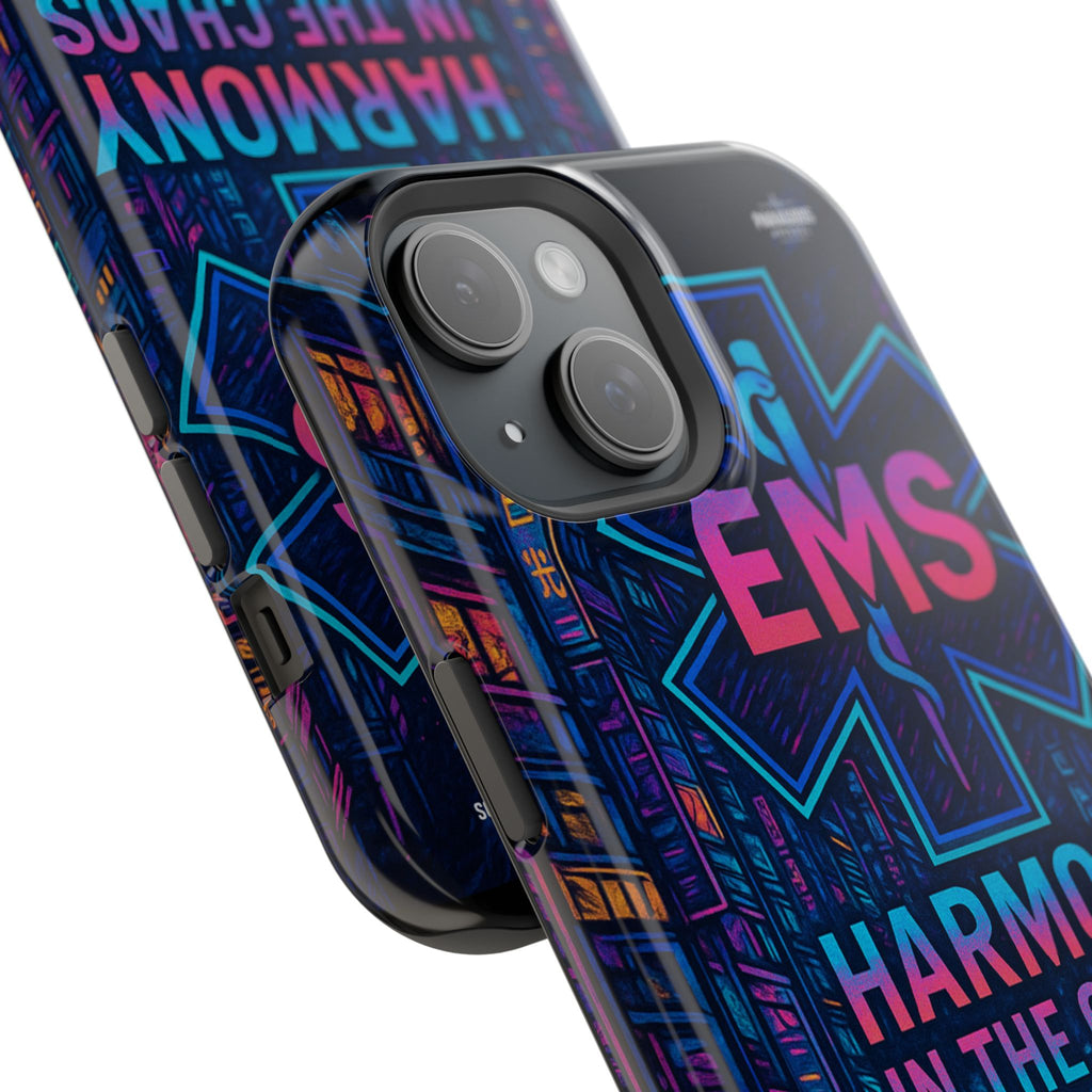 EMS Harmony in the Chaos Impact-Resistant Phone Case, Emergency Services Gift, Durable Phone Cover, Medic Accessories, EMT Merchandise