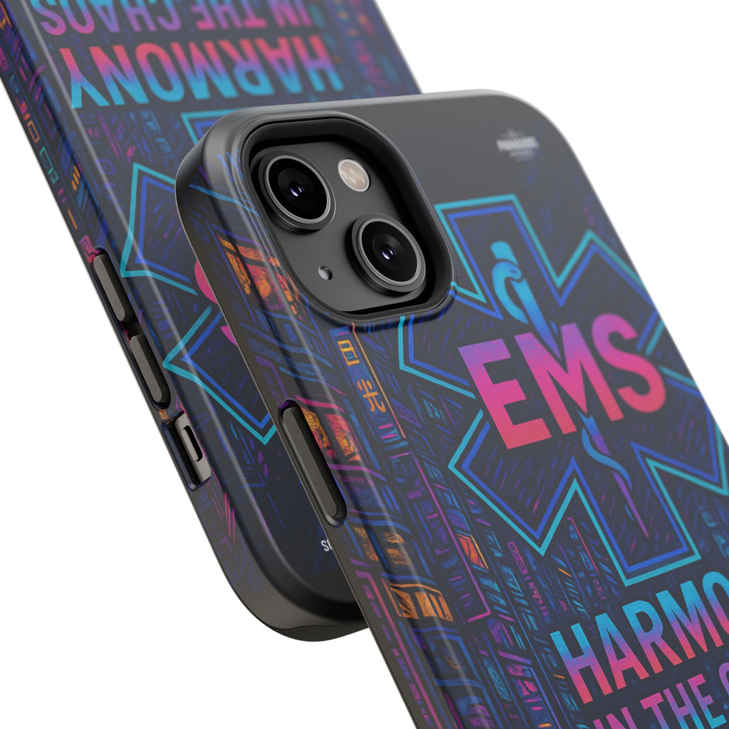 EMS Harmony in the Chaos Impact-Resistant Phone Case, Emergency Services Gift, Durable Phone Cover, Medic Accessories, EMT Merchandise