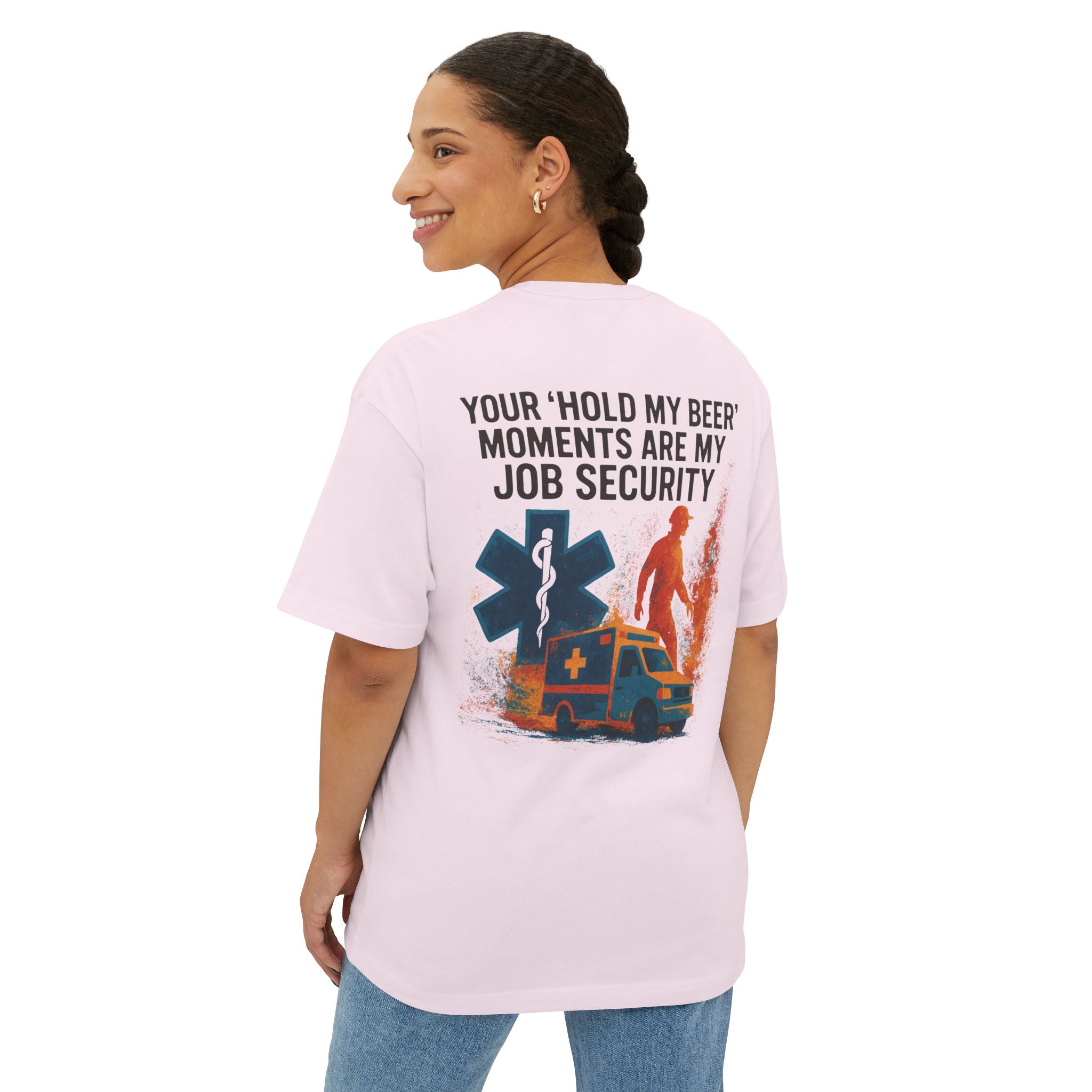 Oversized Box Tee - EMS Job Security Design