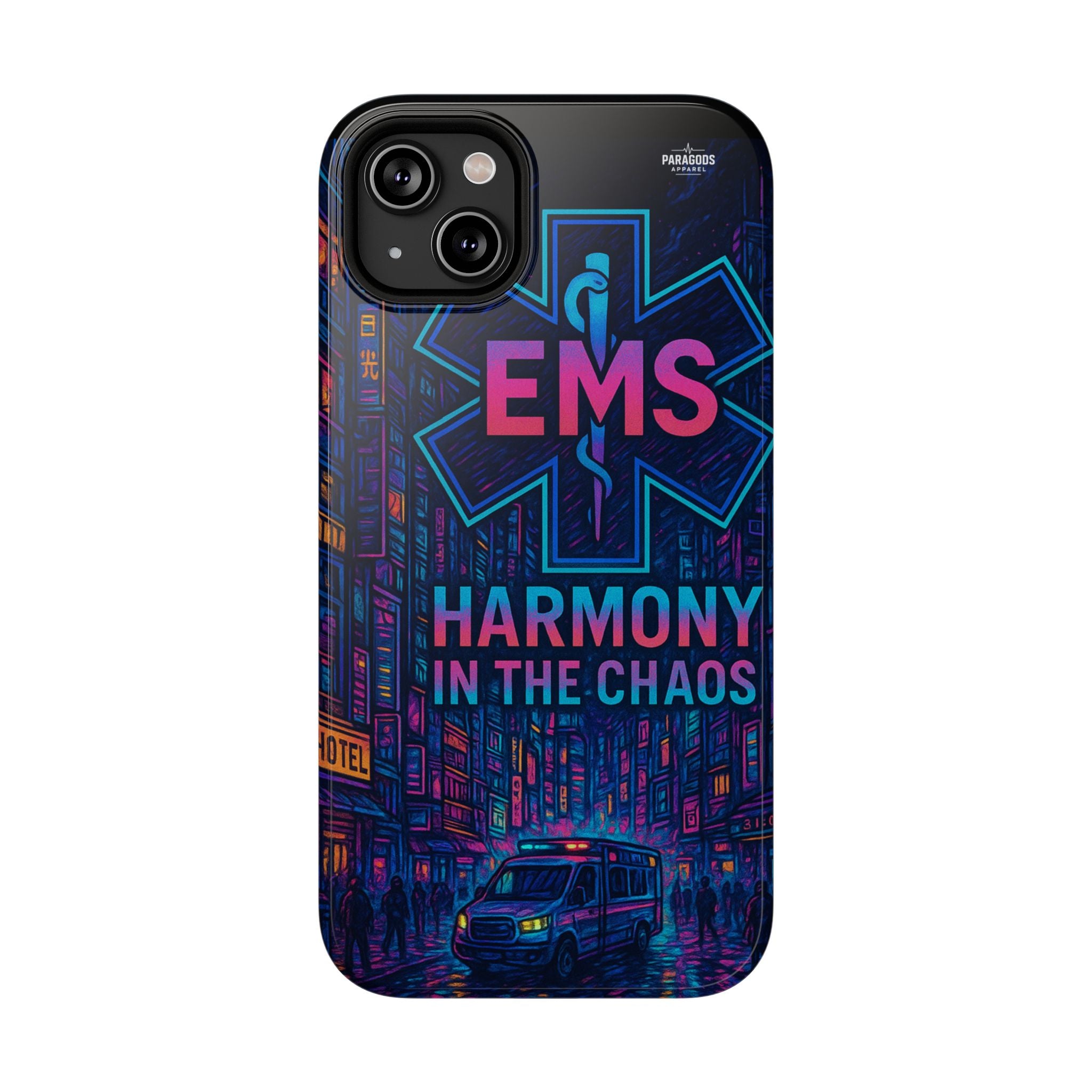 EMS Harmony in the Chaos Impact-Resistant Phone Case, Emergency Services Gift, Durable Phone Cover, Medic Accessories, EMT Merchandise