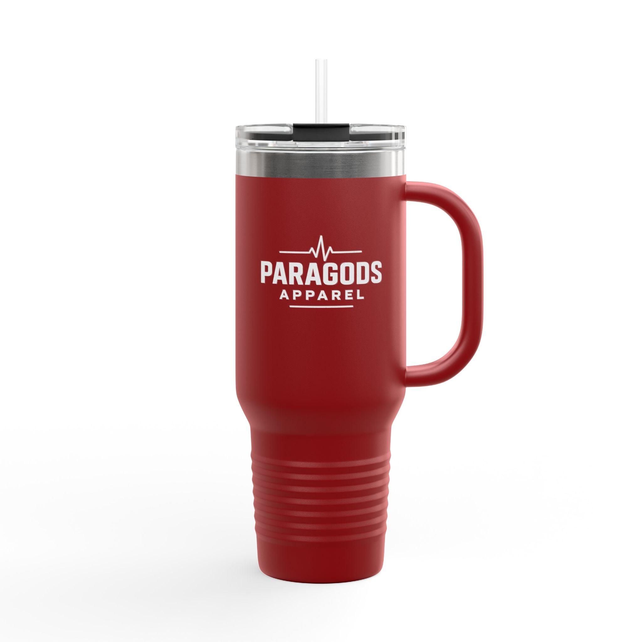 Red Insulated Travel Mug – Perfect for On-the-Go Hydration, Gifts, Outdoor Adventures, and More!