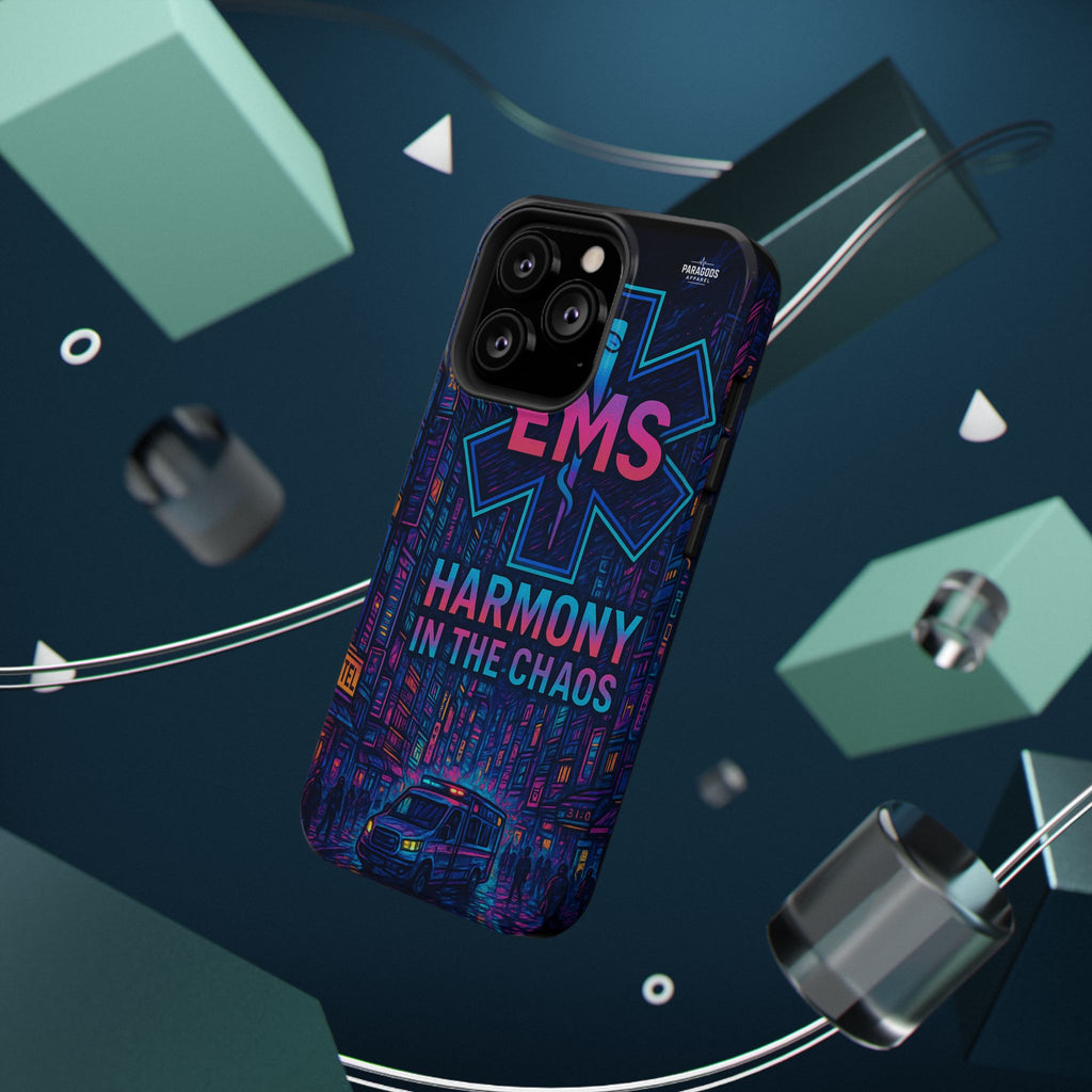 EMS Harmony in the Chaos Impact-Resistant Phone Case, Emergency Services Gift, Durable Phone Cover, Medic Accessories, EMT Merchandise