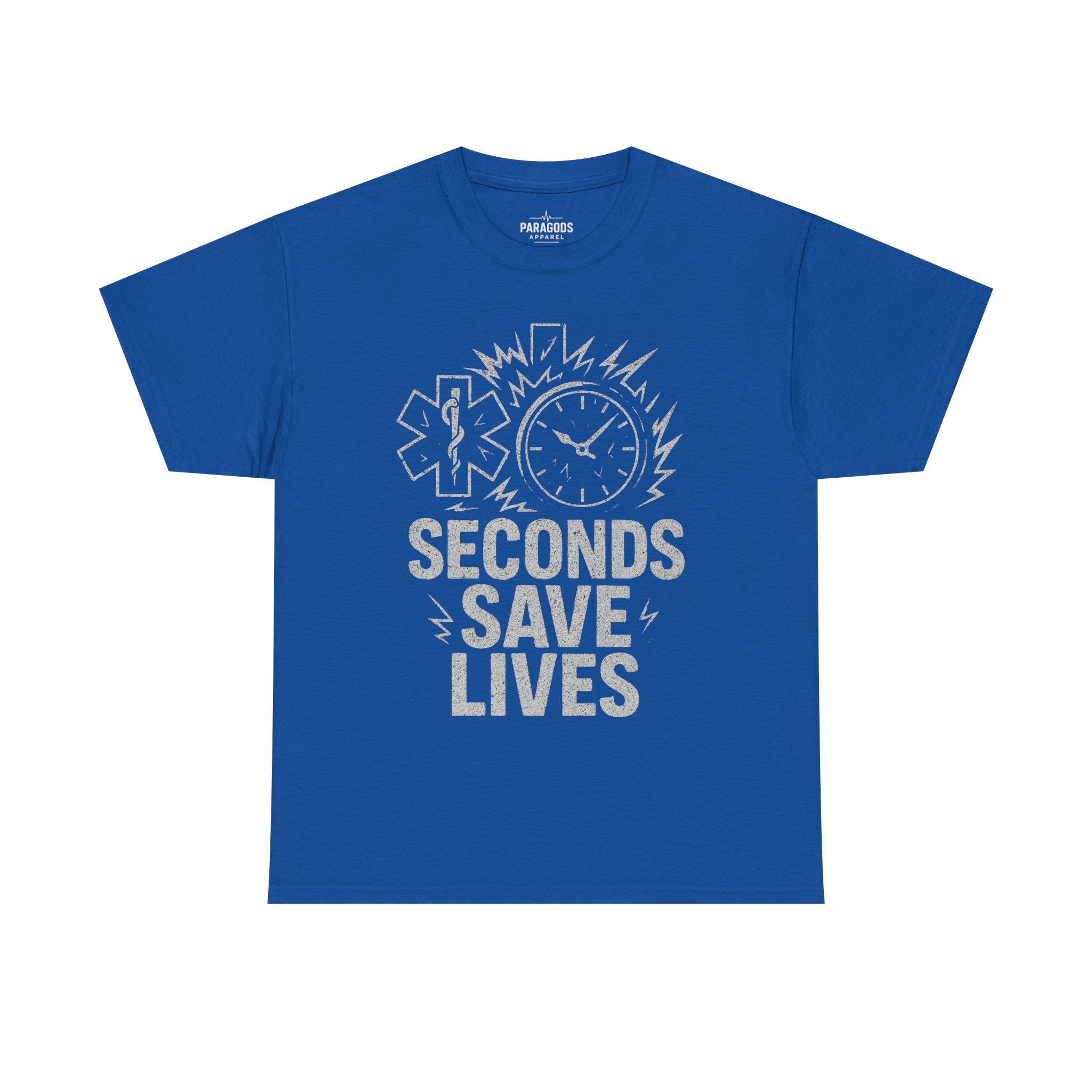 Unisex Tee EMS Shirt Seconds Save Lives