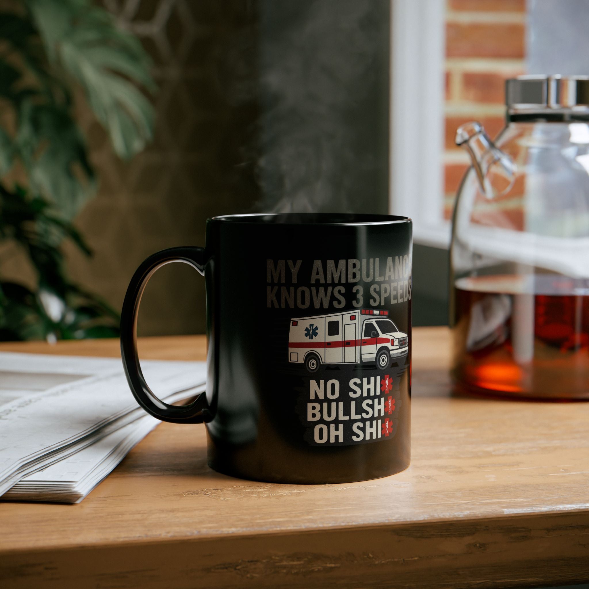Mug Ambulance Speeds Funny 11oz