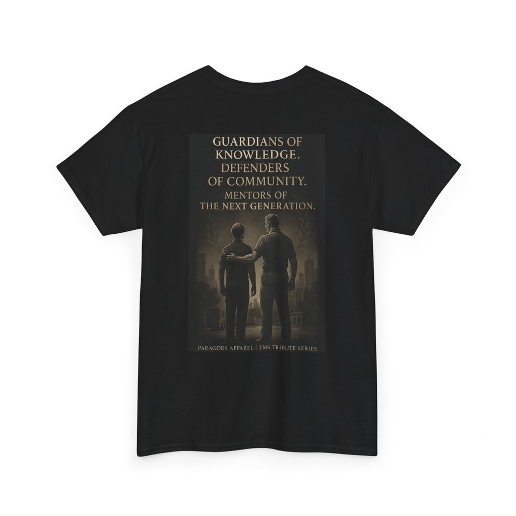 Guardians of Knowledge Ems Tribute Tee - Unisex Heavy Cotton Shirt, Community Support, Educational Gift, Casual Wear, Unique Design, Great for Events