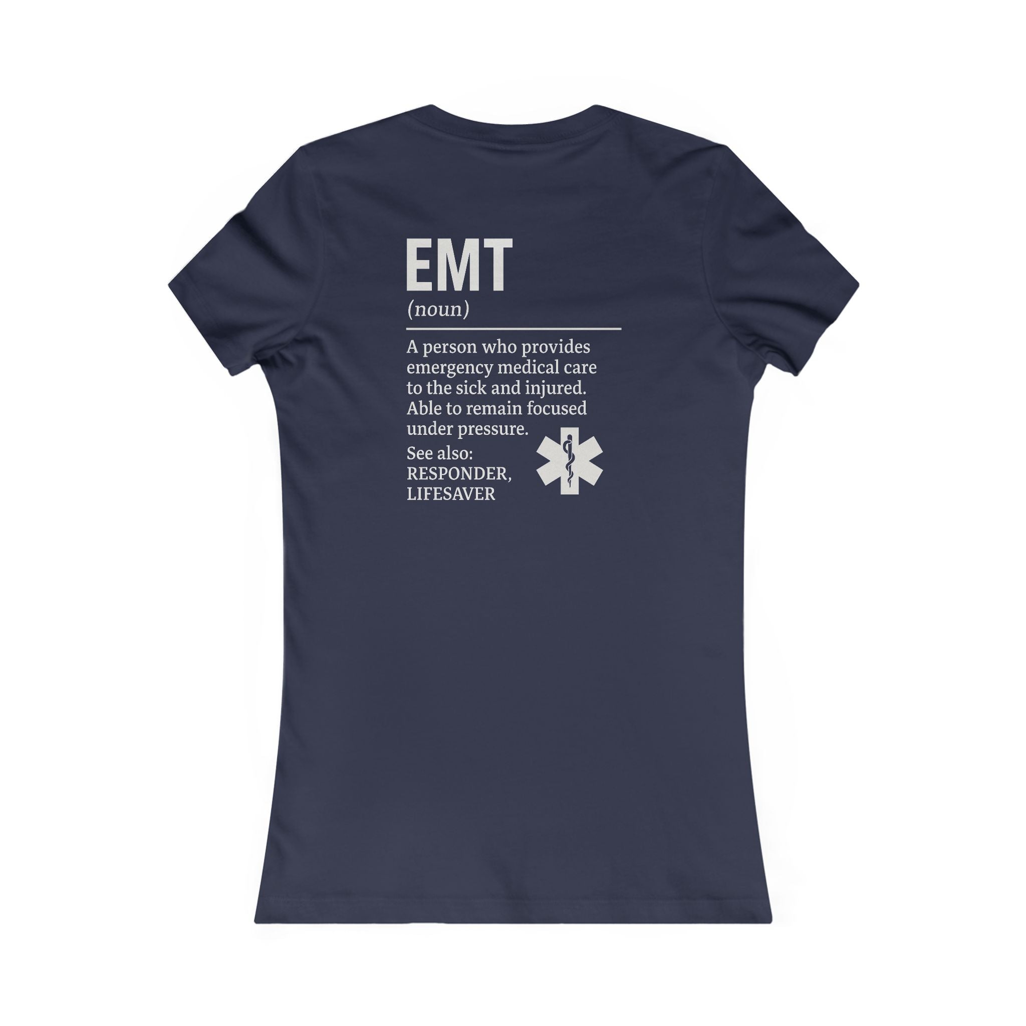 Womens Ems EMT Tee - Quirky Humor Shirt for Creatives, DIY Enthusiasts, Gift for Crafters, Fun Graphic T-Shirt