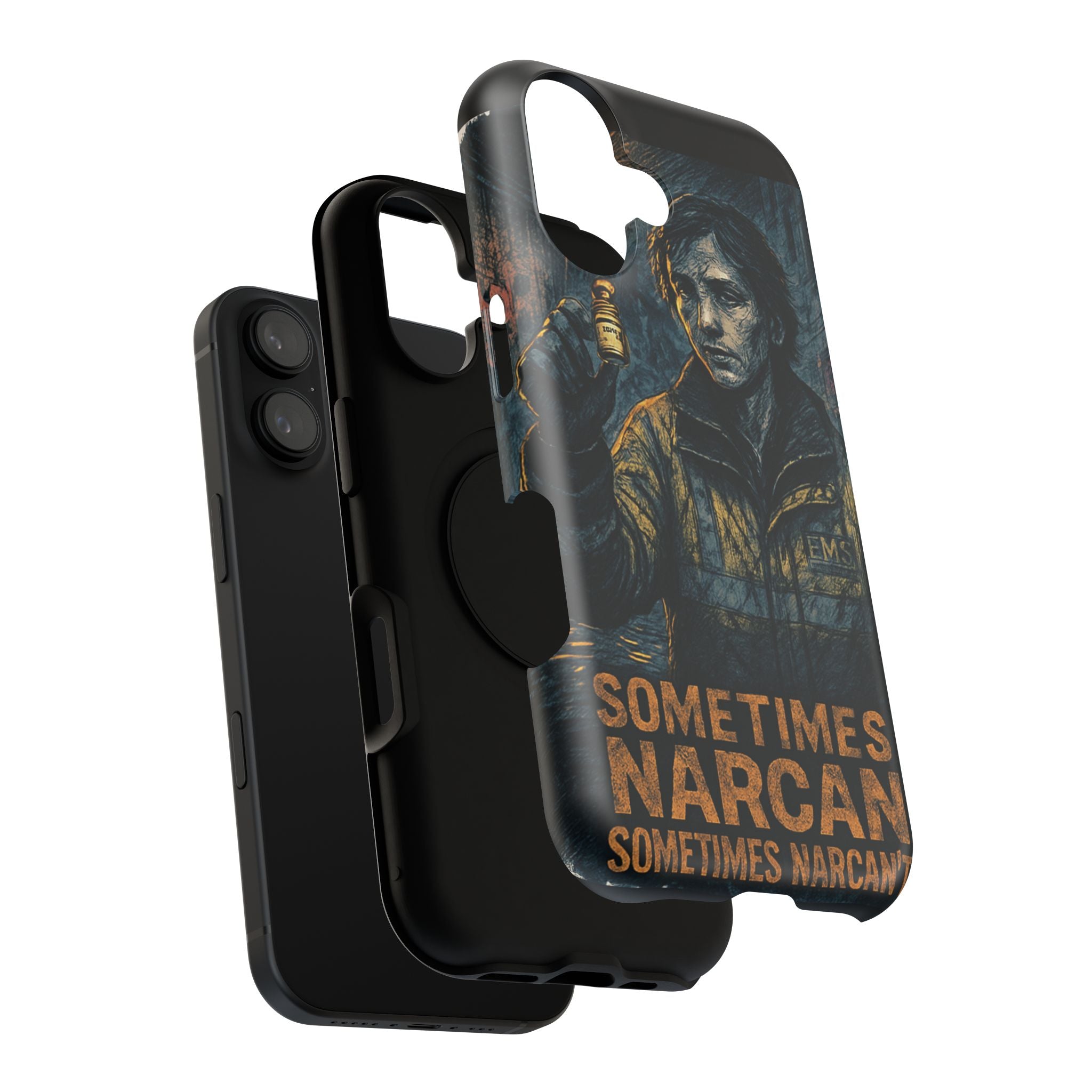 Resilient Phone Case: Sometimes Narcan, Emergency Services, First Responders Gift, Support Awareness, Durable Protection