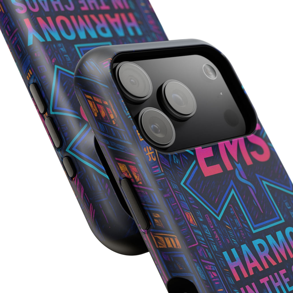 EMS Harmony in the Chaos Impact-Resistant Phone Case, Emergency Services Gift, Durable Phone Cover, Medic Accessories, EMT Merchandise