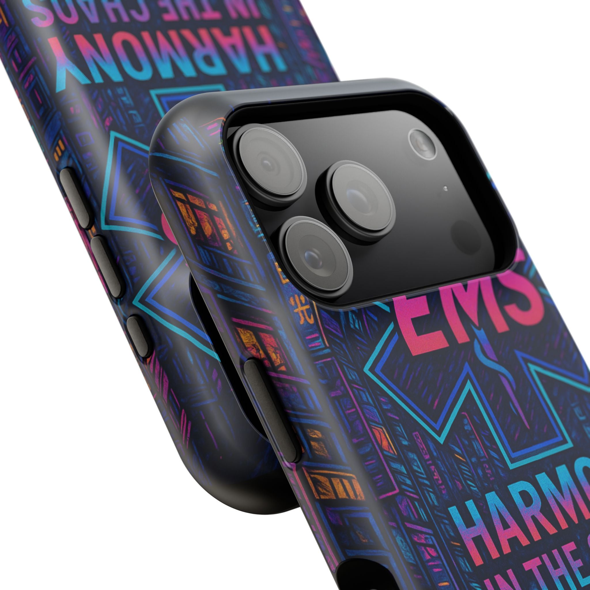 EMS Harmony in the Chaos Impact-Resistant Phone Case, Emergency Services Gift, Durable Phone Cover, Medic Accessories, EMT Merchandise