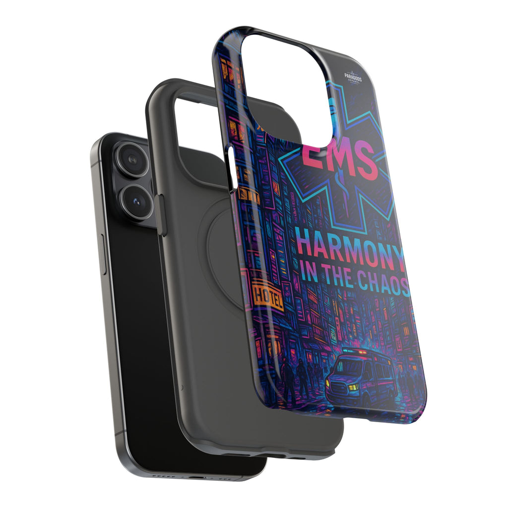 EMS Harmony in the Chaos Impact-Resistant Phone Case, Emergency Services Gift, Durable Phone Cover, Medic Accessories, EMT Merchandise