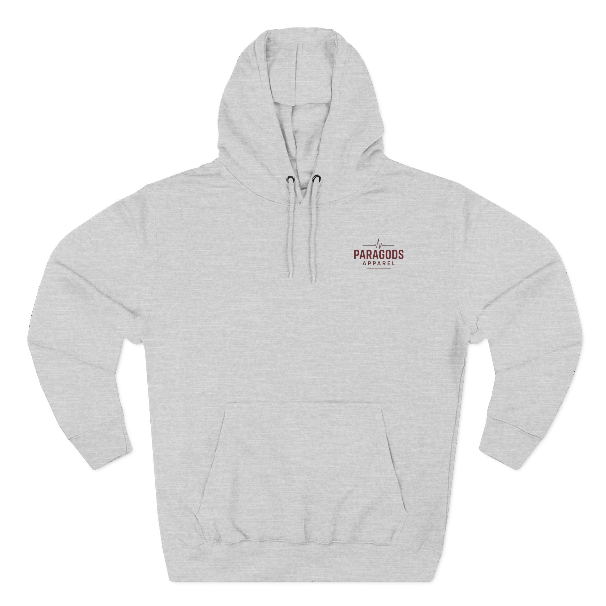 Three-Panel Fleece Hoodie - EMS-CAFFEINATE, DIB, REPEAT Design
