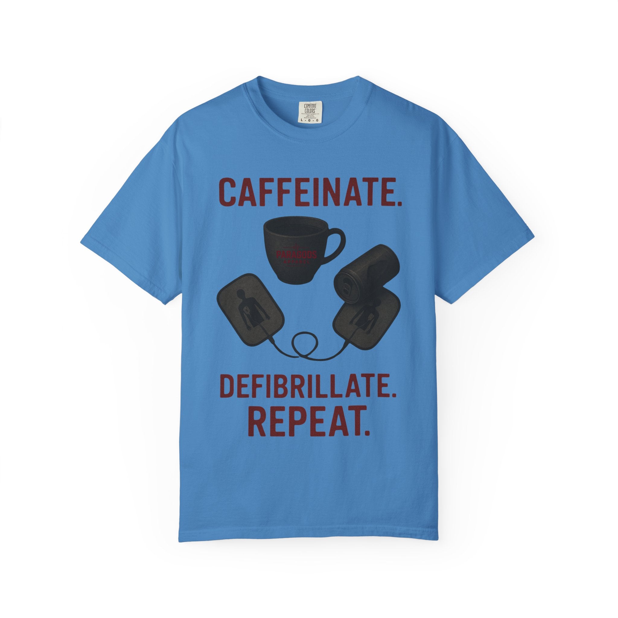 EMS Caffeinate Defibrillate Repeat Unisex T-shirt