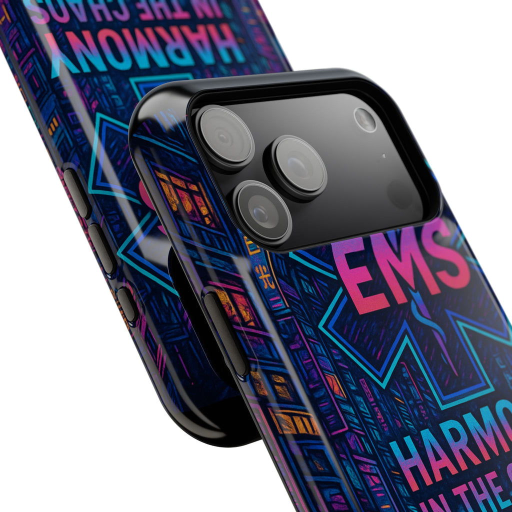 EMS Harmony in the Chaos Impact-Resistant Phone Case, Emergency Services Gift, Durable Phone Cover, Medic Accessories, EMT Merchandise