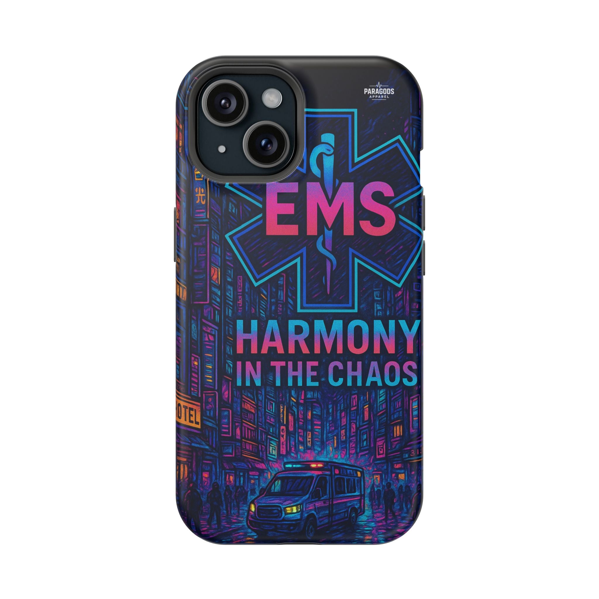 EMS Harmony in the Chaos Impact-Resistant Phone Case, Emergency Services Gift, Durable Phone Cover, Medic Accessories, EMT Merchandise