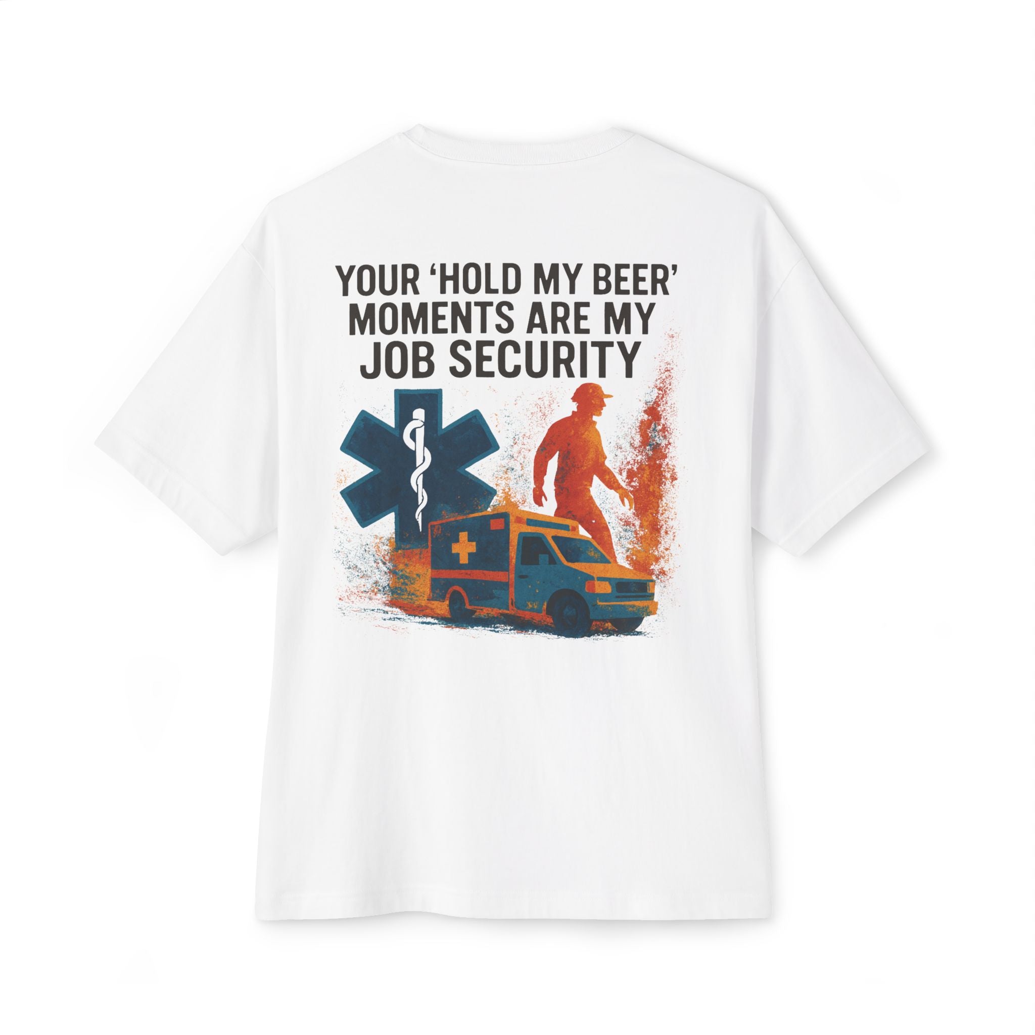 Oversized Box Tee - EMS Job Security Design