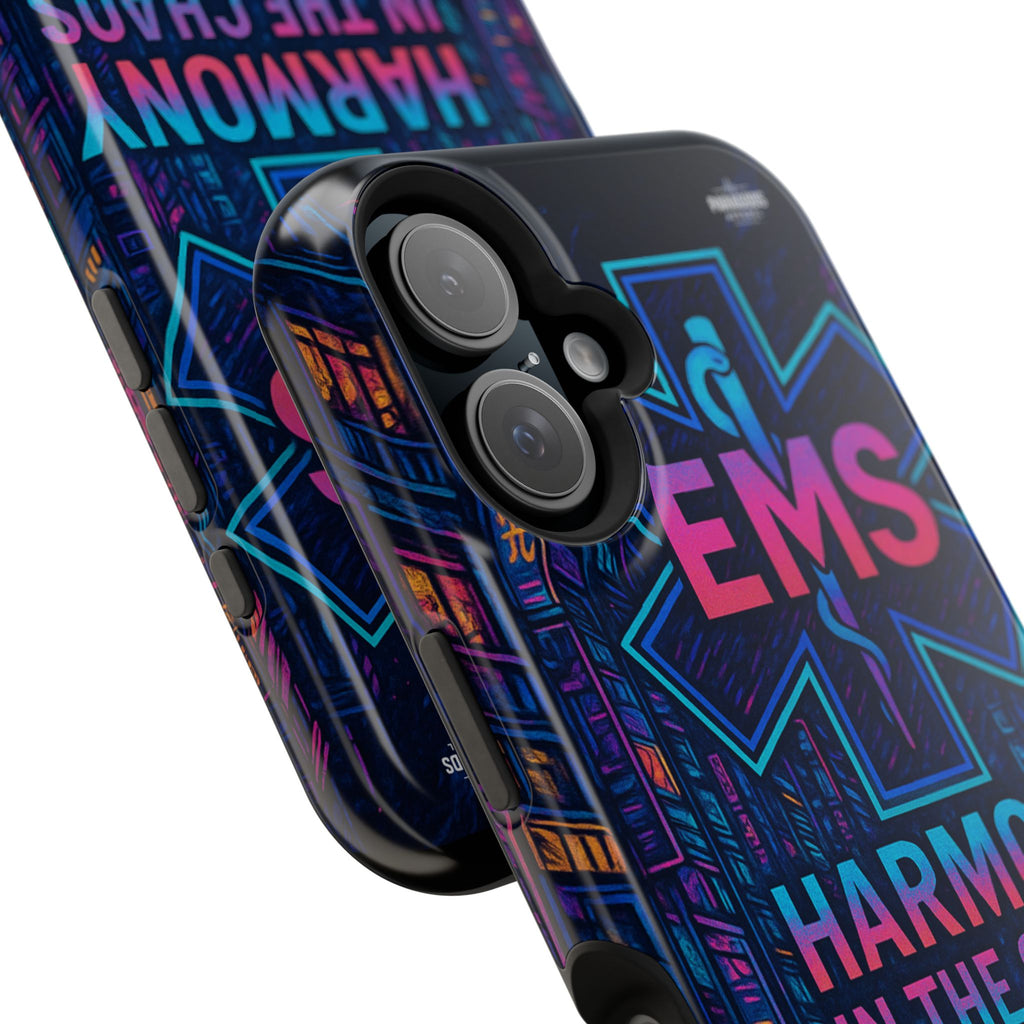 EMS Harmony in the Chaos Impact-Resistant Phone Case, Emergency Services Gift, Durable Phone Cover, Medic Accessories, EMT Merchandise