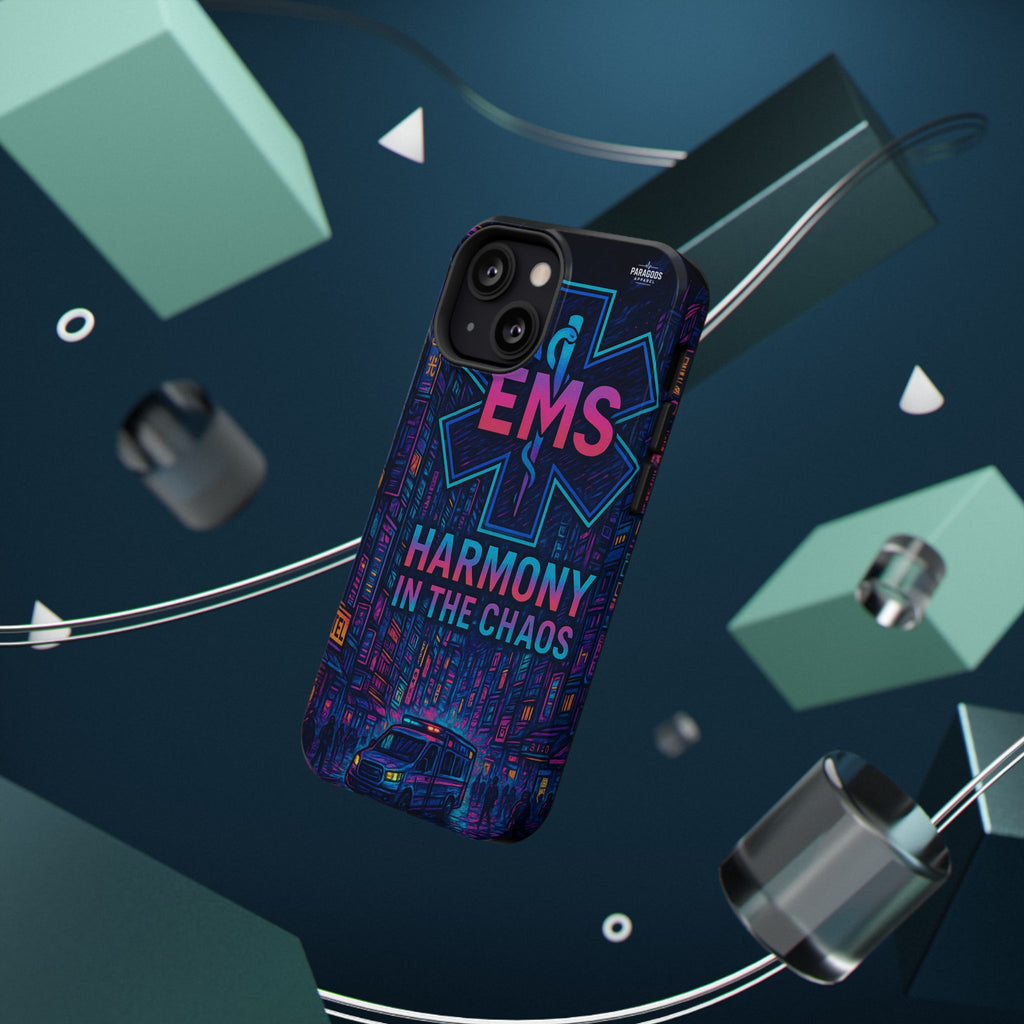 EMS Harmony in the Chaos Impact-Resistant Phone Case, Emergency Services Gift, Durable Phone Cover, Medic Accessories, EMT Merchandise