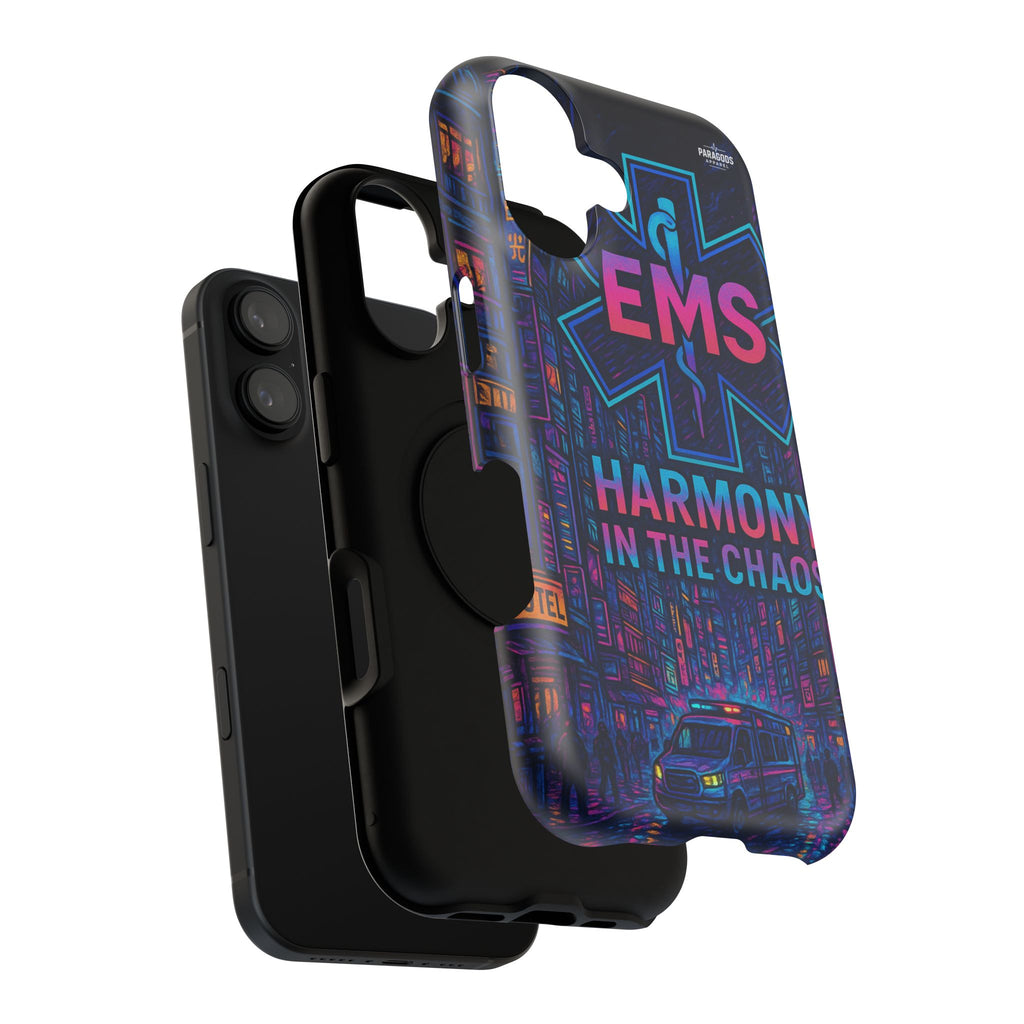 EMS Harmony in the Chaos Impact-Resistant Phone Case, Emergency Services Gift, Durable Phone Cover, Medic Accessories, EMT Merchandise