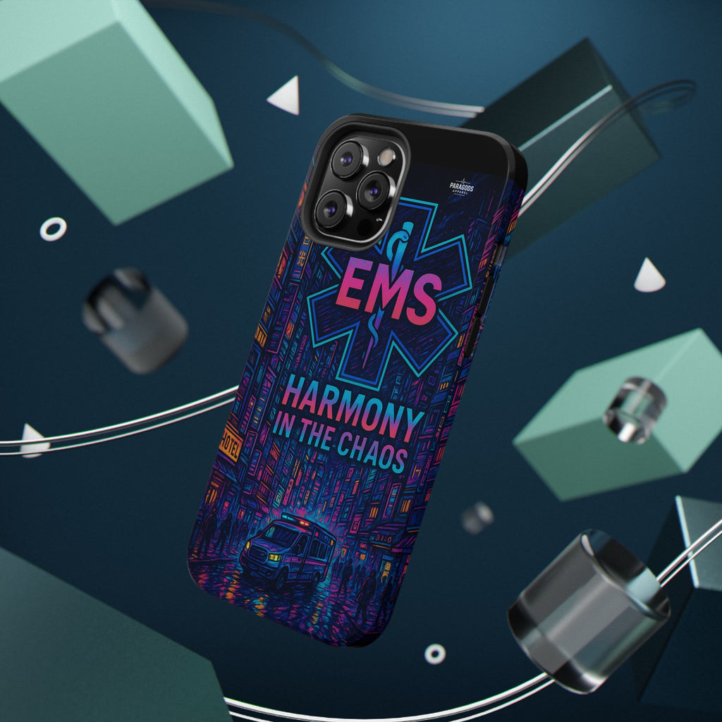 EMS Harmony in the Chaos Impact-Resistant Phone Case, Emergency Services Gift, Durable Phone Cover, Medic Accessories, EMT Merchandise