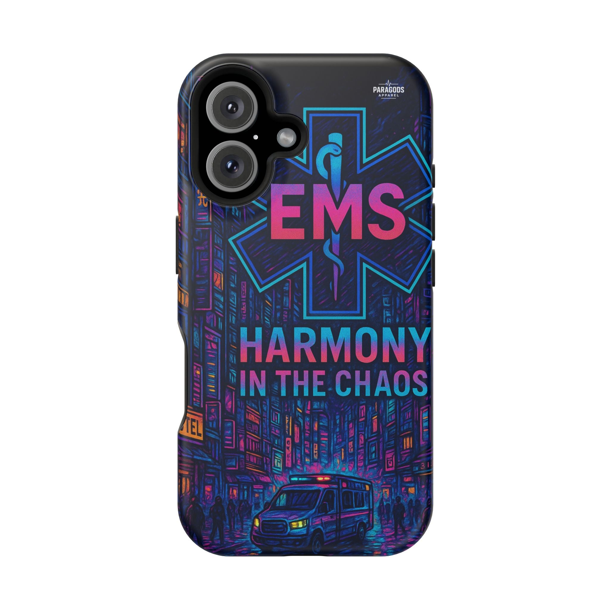 EMS Harmony in the Chaos Impact-Resistant Phone Case, Emergency Services Gift, Durable Phone Cover, Medic Accessories, EMT Merchandise