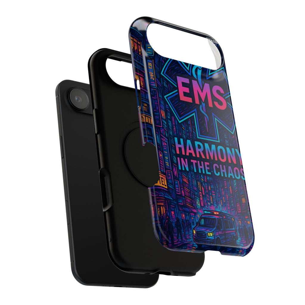 EMS Harmony in the Chaos Impact-Resistant Phone Case, Emergency Services Gift, Durable Phone Cover, Medic Accessories, EMT Merchandise