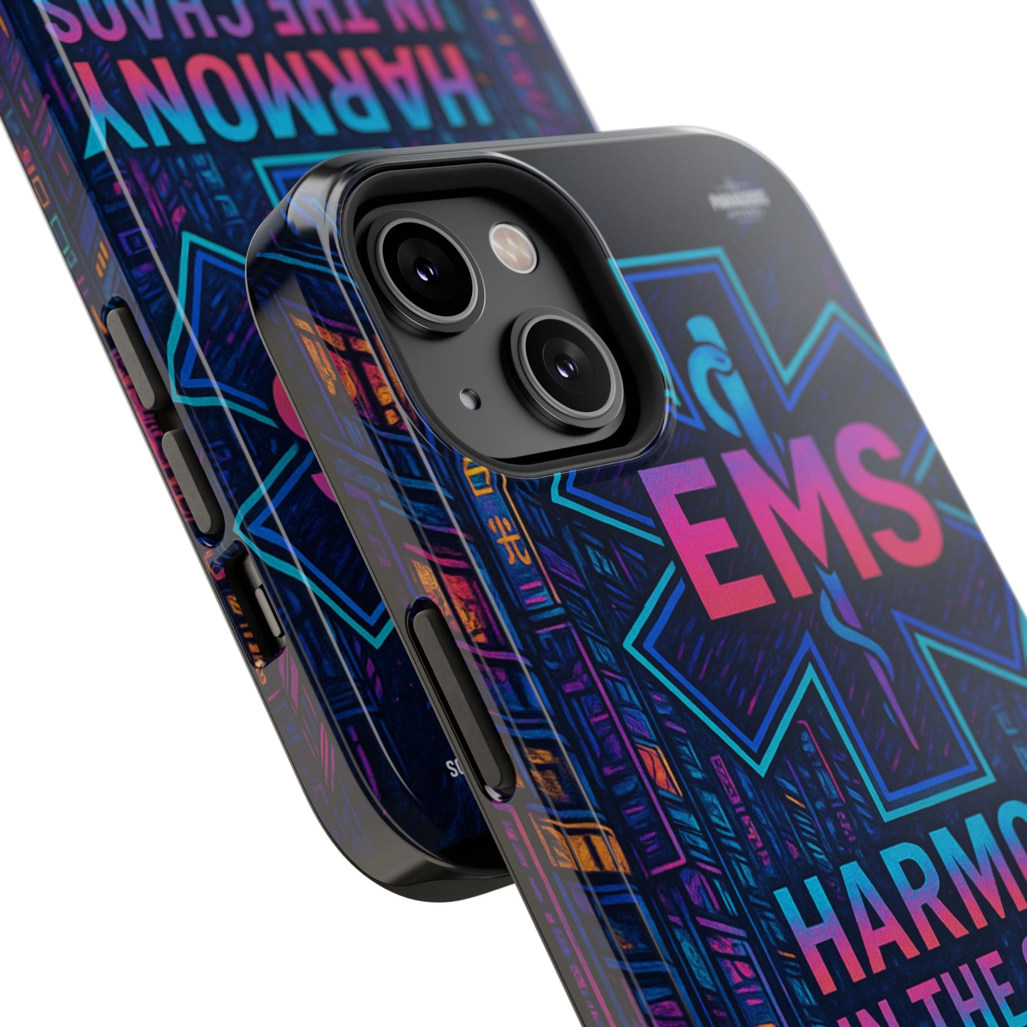 EMS Harmony in the Chaos Impact-Resistant Phone Case, Emergency Services Gift, Durable Phone Cover, Medic Accessories, EMT Merchandise