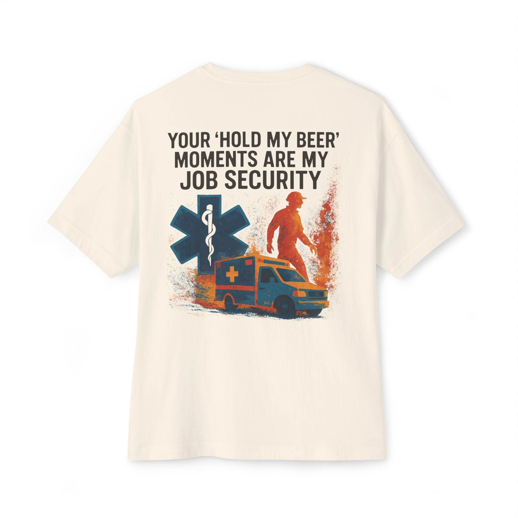 Oversized Box Tee - EMS Job Security Design