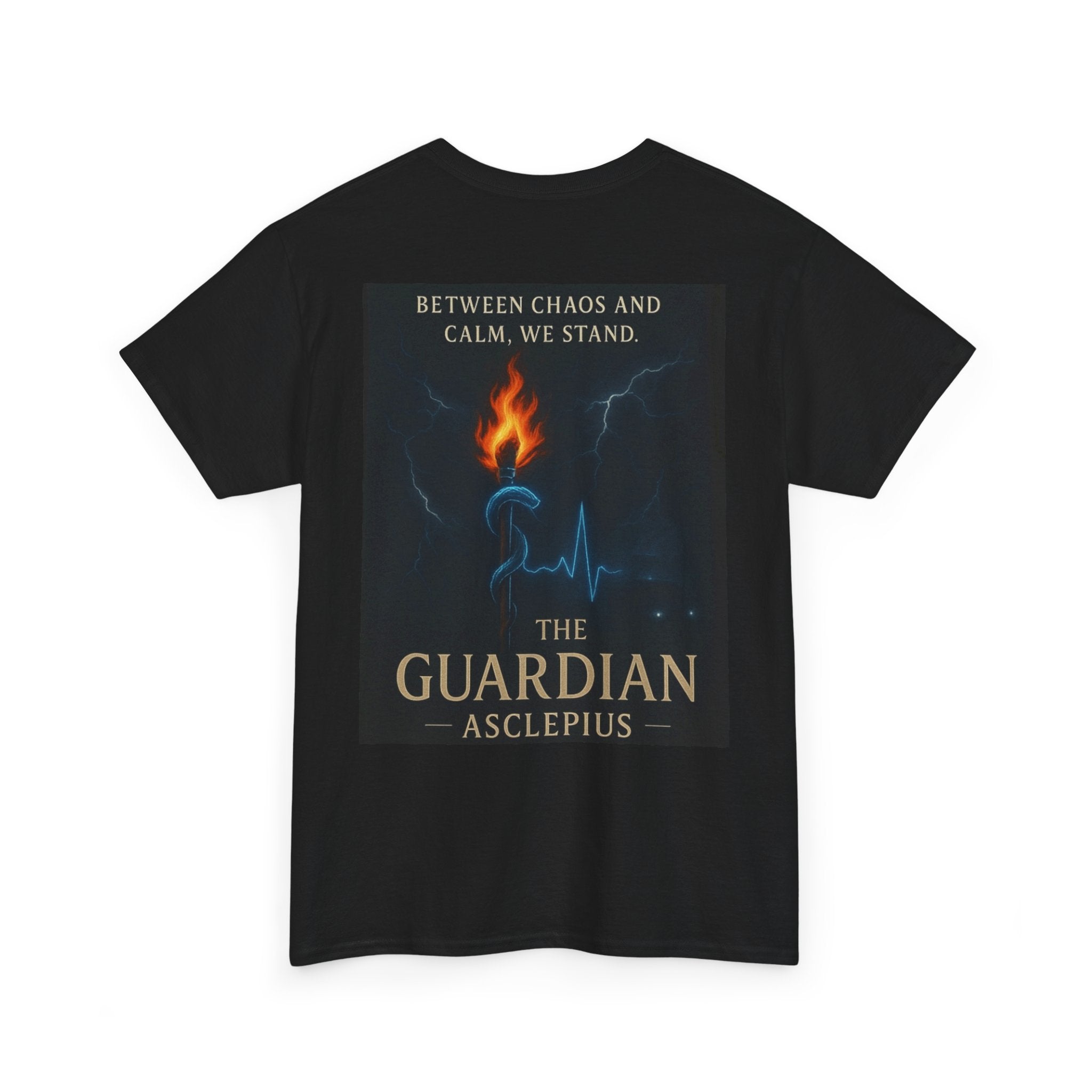 Guardian Asclepius EMS Tribute Unisex Tee, Trendy Graphic T-Shirt, Casual Wear, Unique Gift for Health Professionals, Motivational Shirt