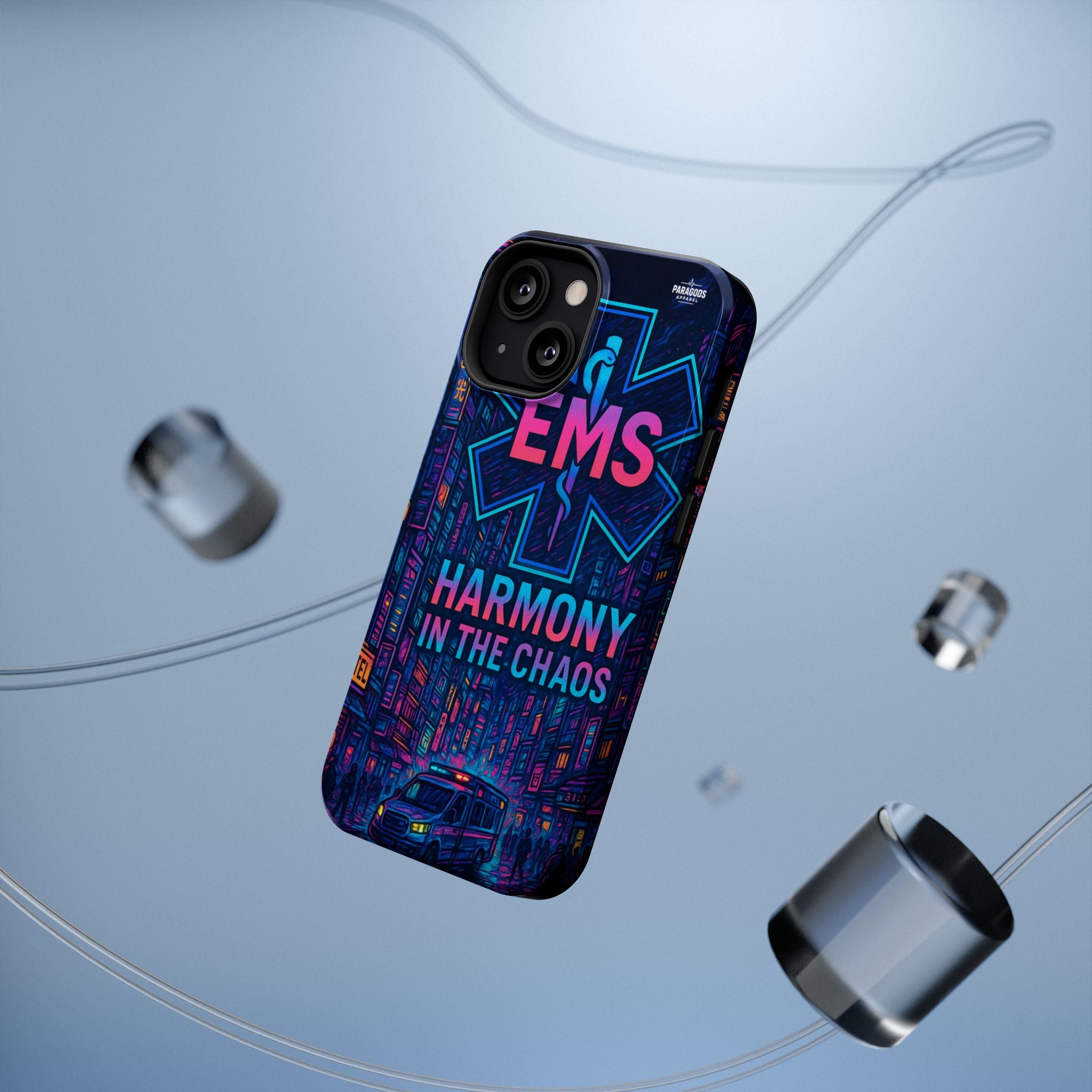 EMS Harmony in the Chaos Impact-Resistant Phone Case, Emergency Services Gift, Durable Phone Cover, Medic Accessories, EMT Merchandise