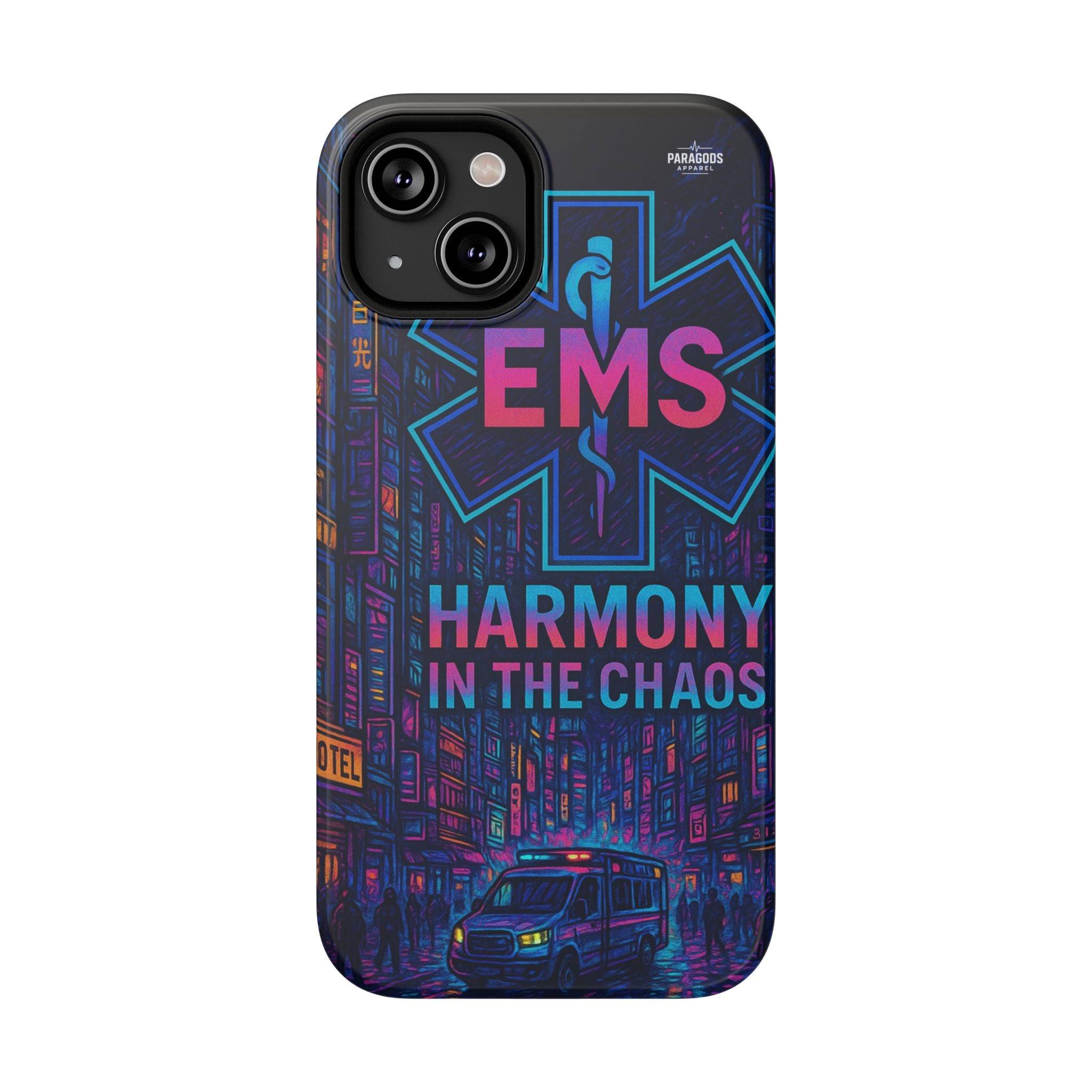 EMS Harmony in the Chaos Impact-Resistant Phone Case, Emergency Services Gift, Durable Phone Cover, Medic Accessories, EMT Merchandise