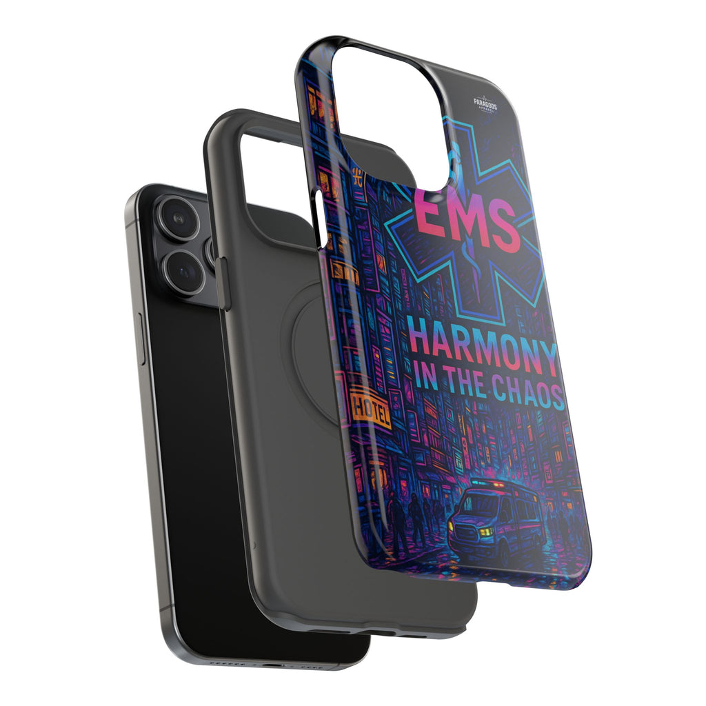 EMS Harmony in the Chaos Impact-Resistant Phone Case, Emergency Services Gift, Durable Phone Cover, Medic Accessories, EMT Merchandise