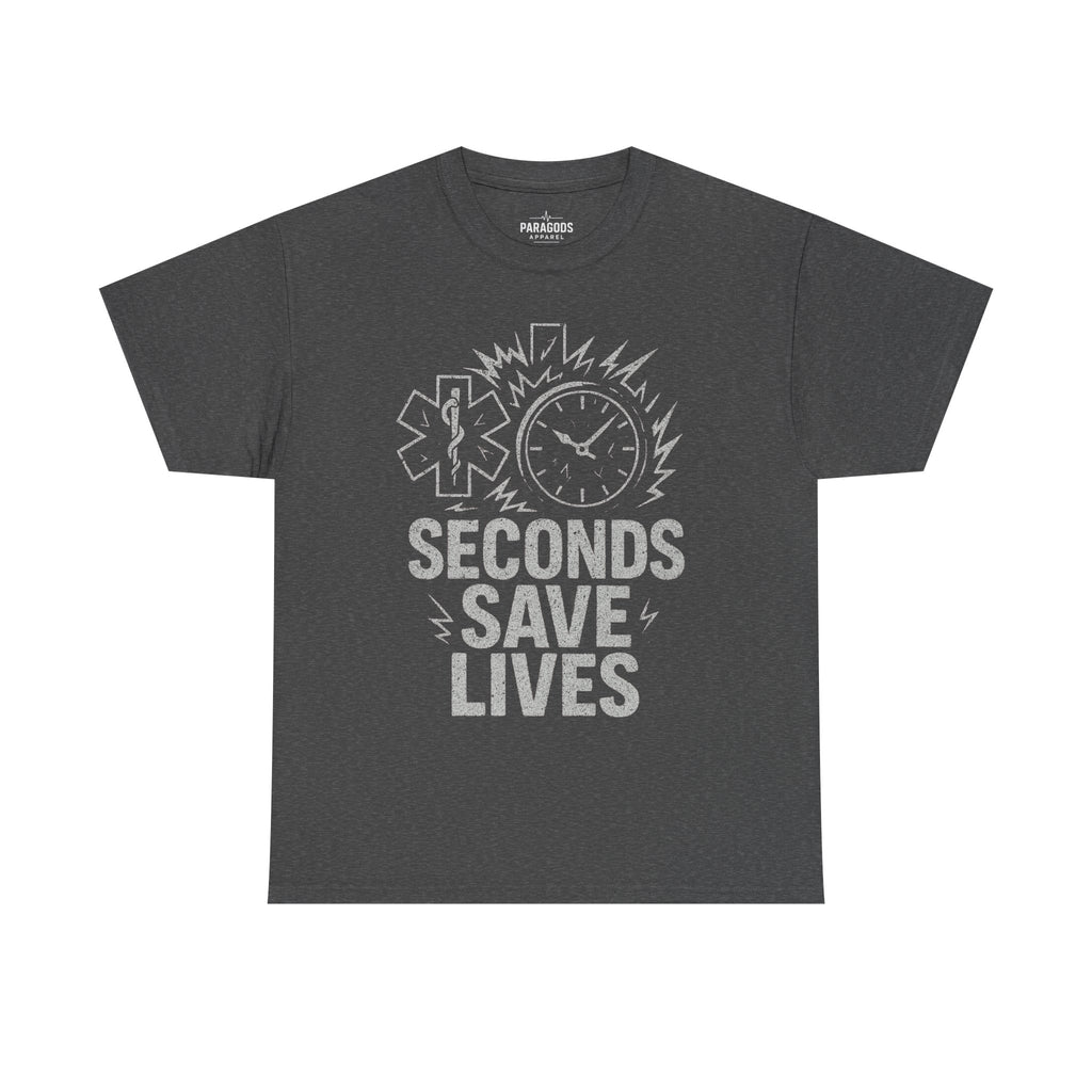 Unisex Tee EMS Shirt Seconds Save Lives