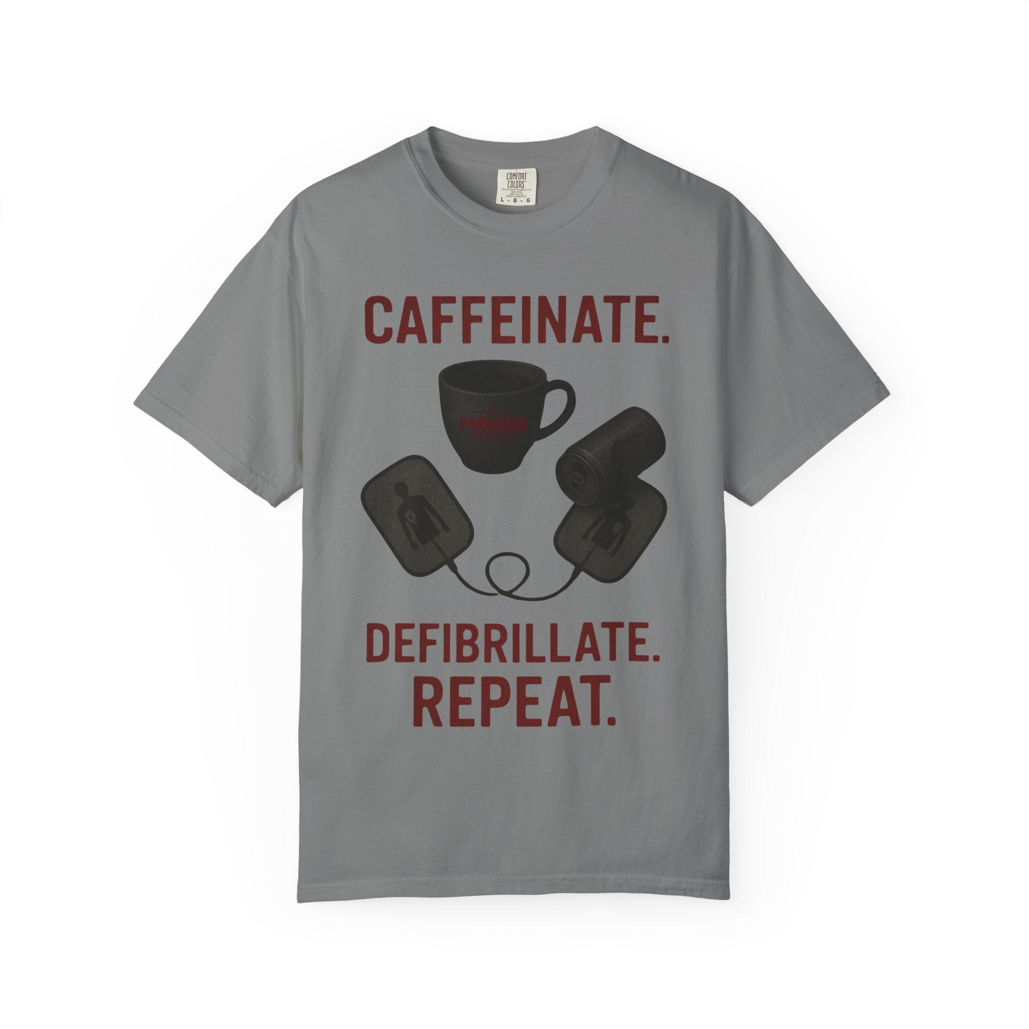 EMS Caffeinate Defibrillate Repeat Unisex T-shirt