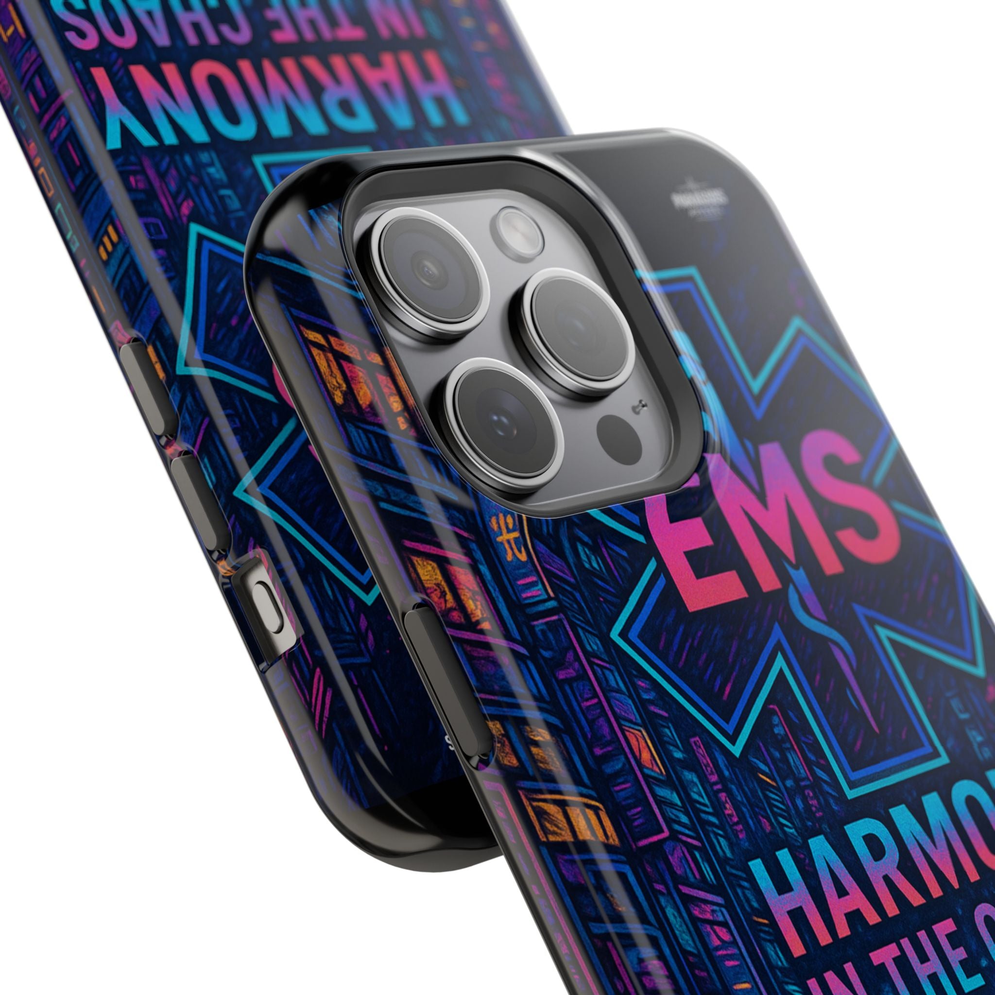 EMS Harmony in the Chaos Impact-Resistant Phone Case, Emergency Services Gift, Durable Phone Cover, Medic Accessories, EMT Merchandise