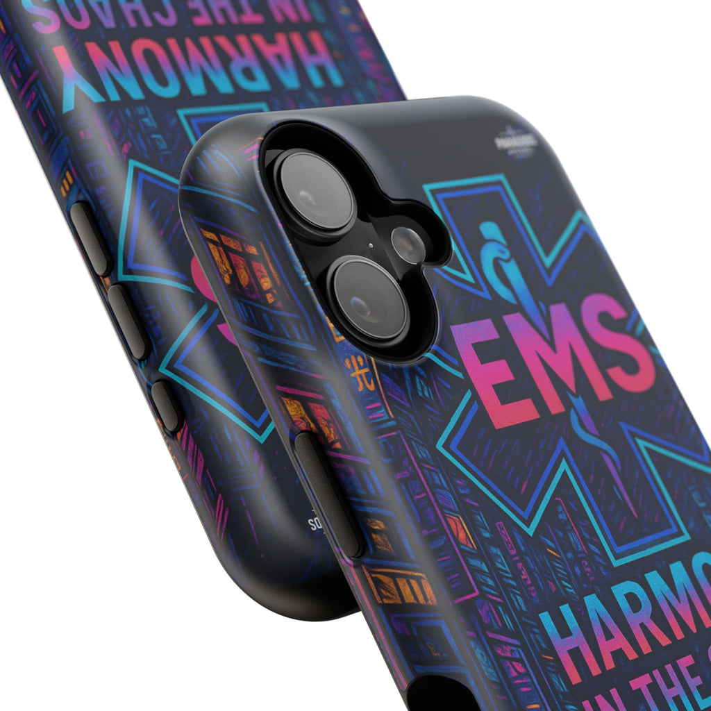 EMS Harmony in the Chaos Impact-Resistant Phone Case, Emergency Services Gift, Durable Phone Cover, Medic Accessories, EMT Merchandise