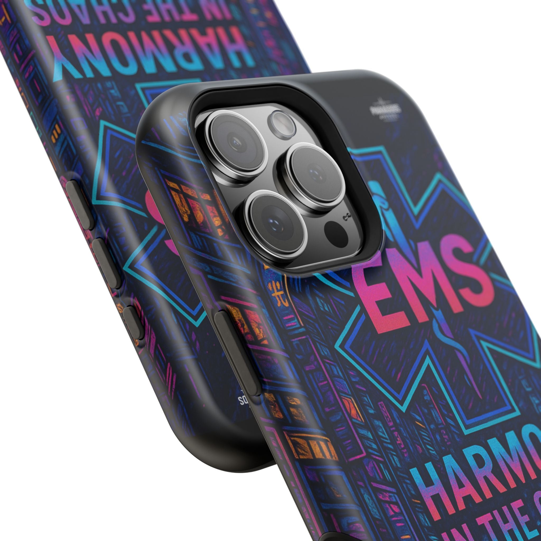 EMS Harmony in the Chaos Impact-Resistant Phone Case, Emergency Services Gift, Durable Phone Cover, Medic Accessories, EMT Merchandise